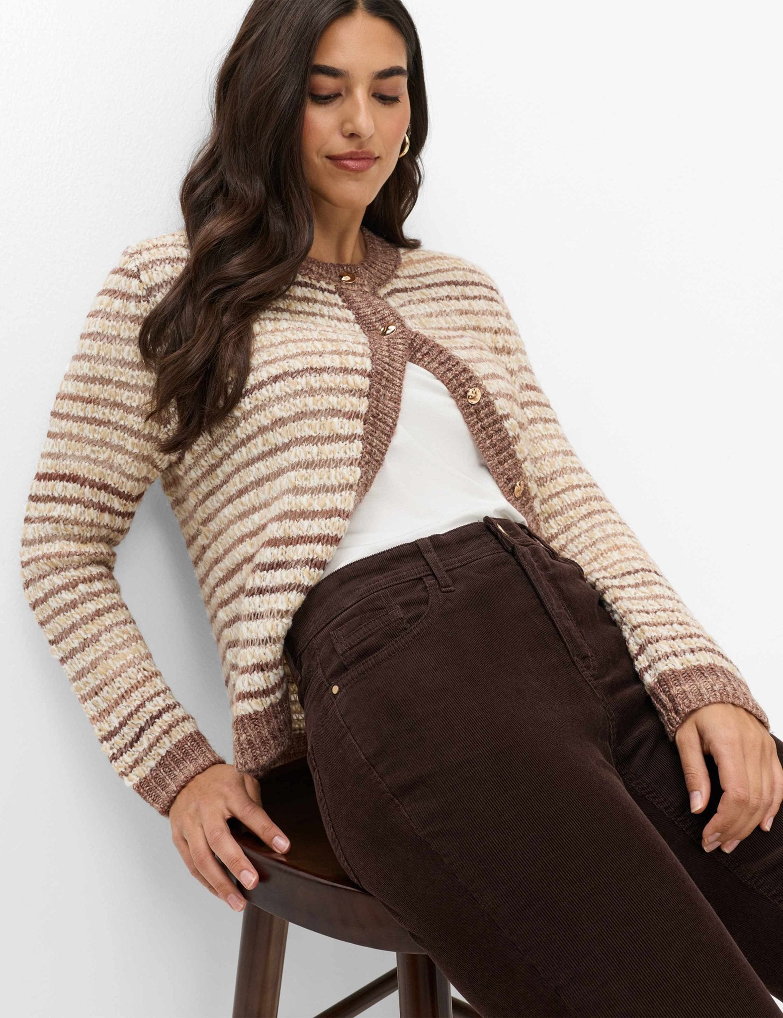Brax Damen Hosen Brunette
