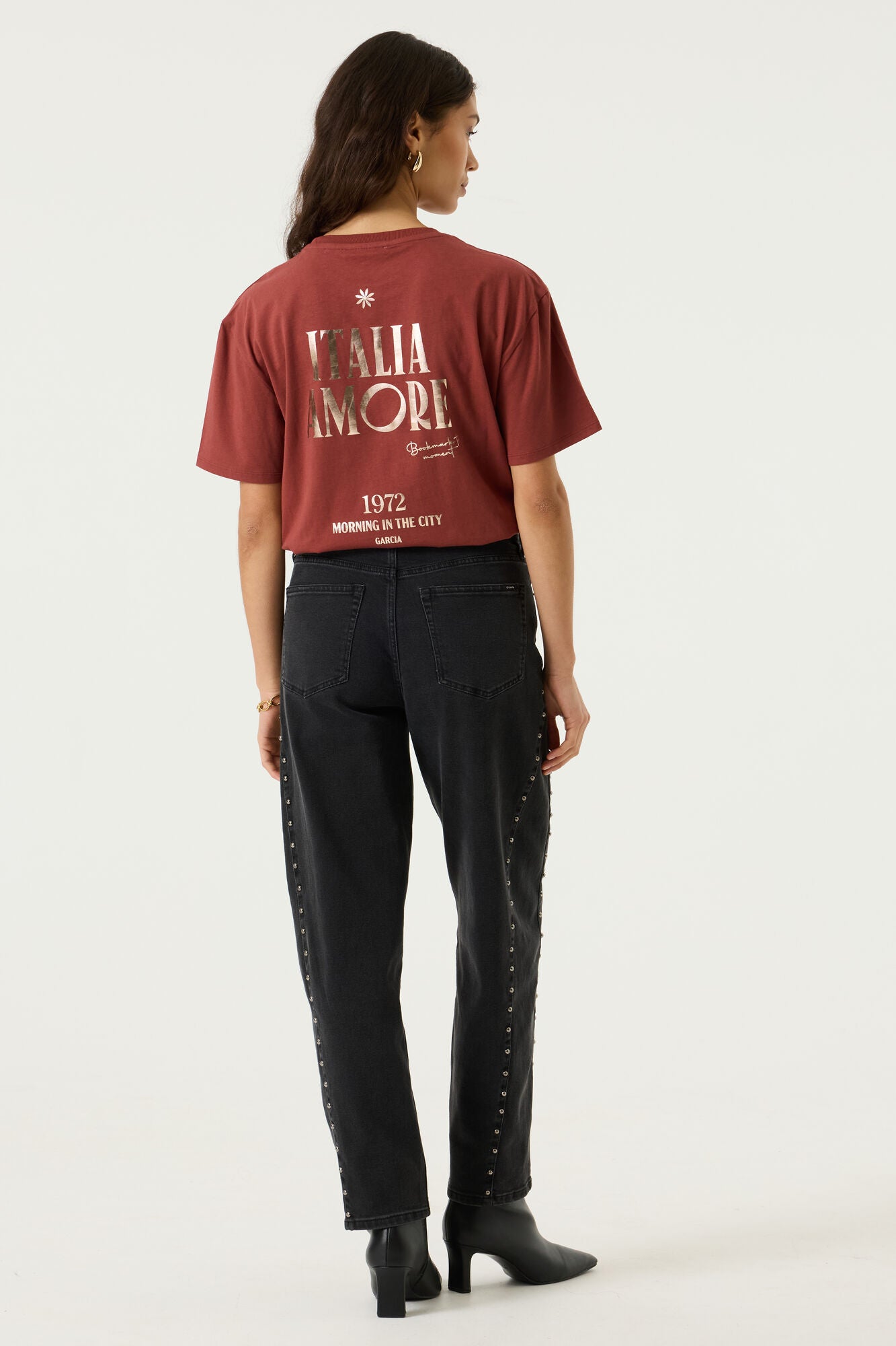 Garcia Damen T-Shirts Chili Blush
