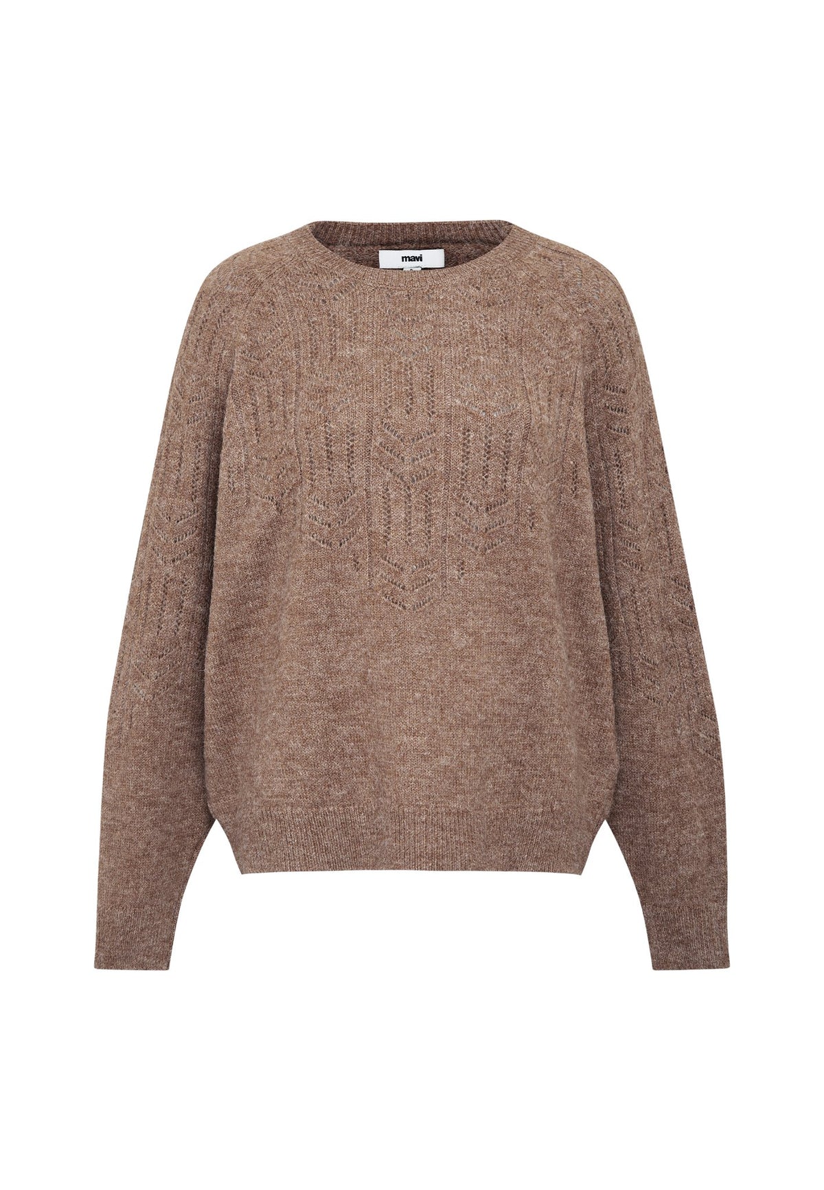 Mavi Damen Pullover Nutmeg