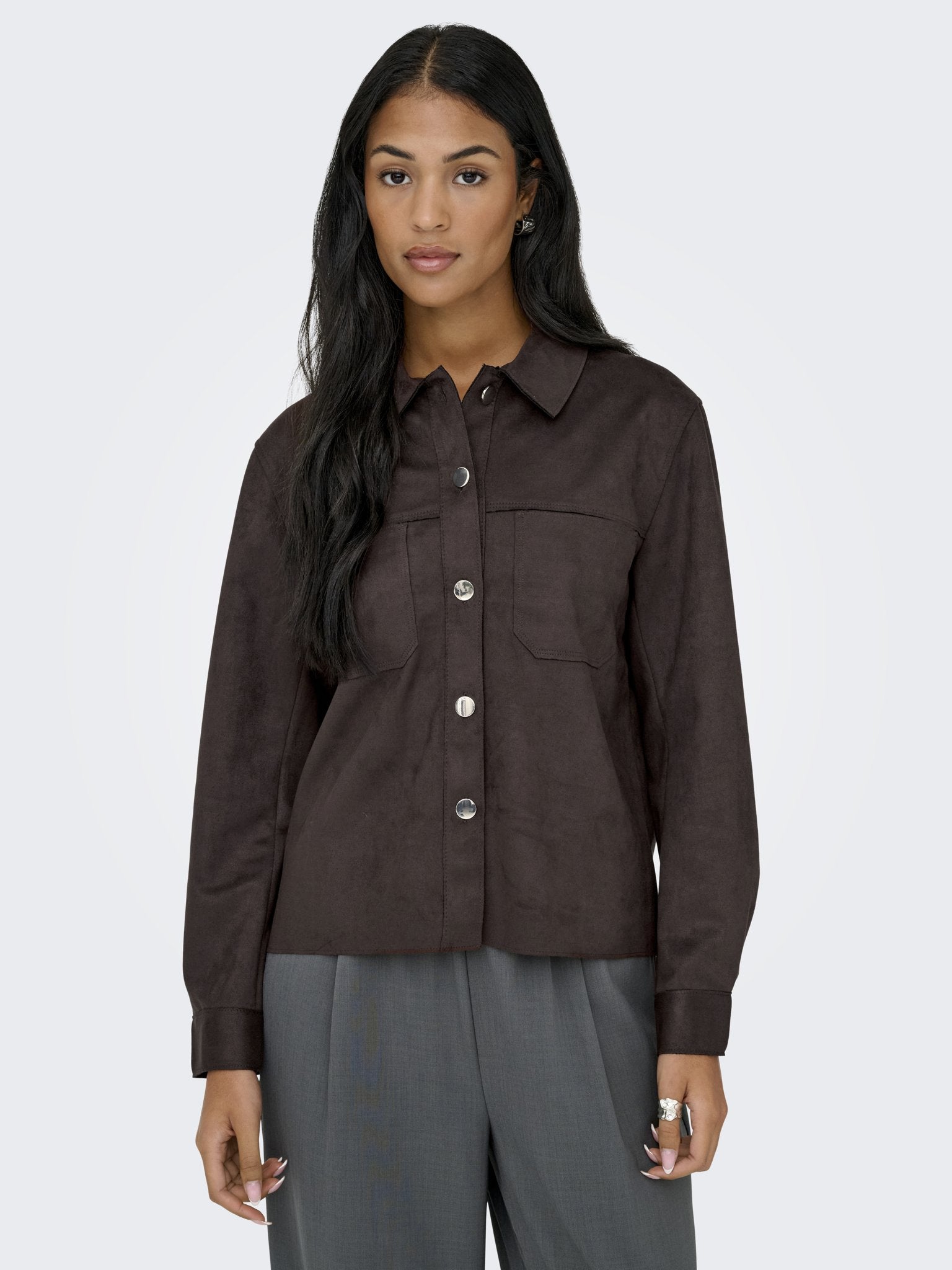 only Damen Blusen Coffee Bean