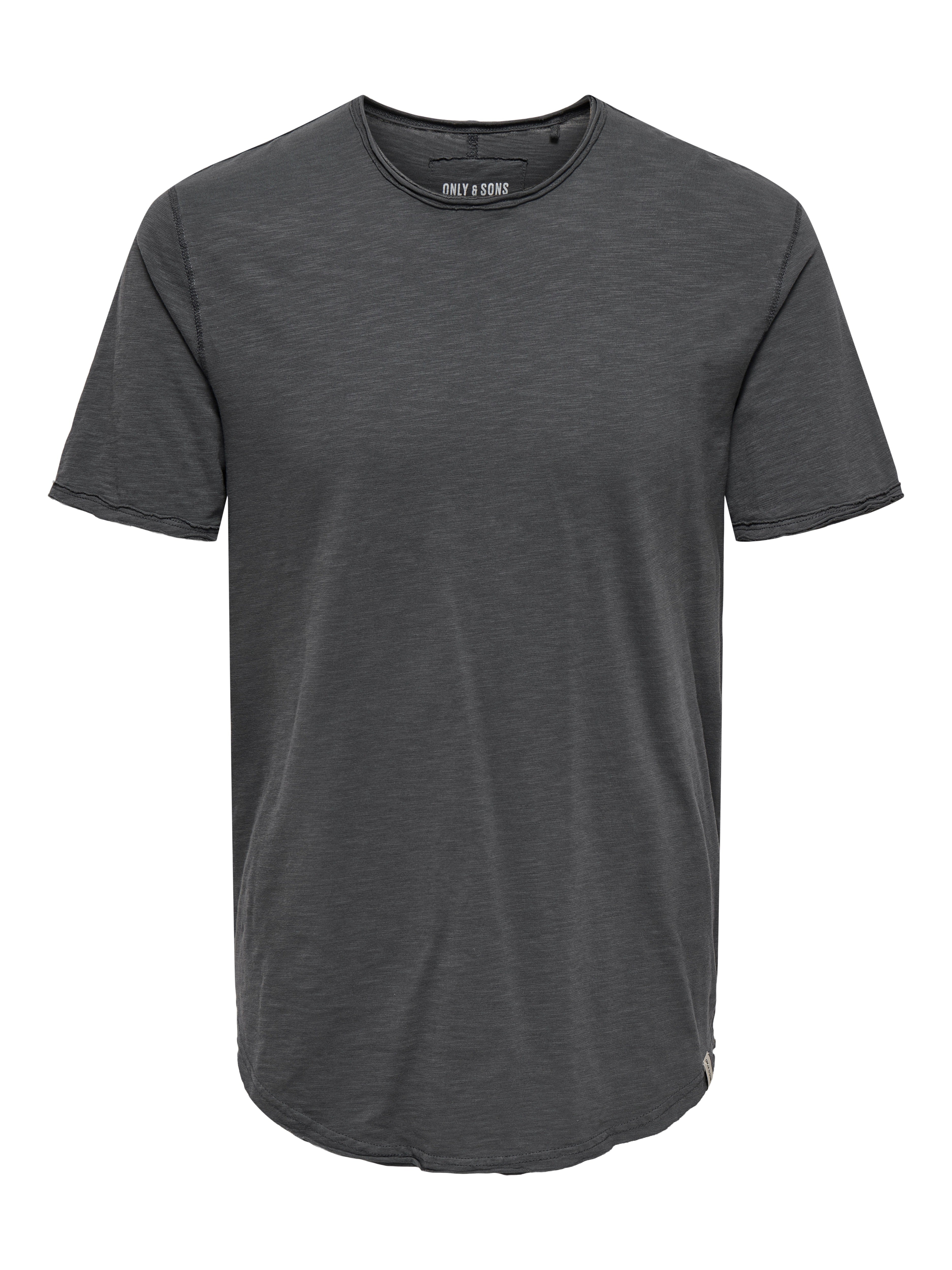 Only & Sons Herren T-Shirts kurz Grey Pinstripe
