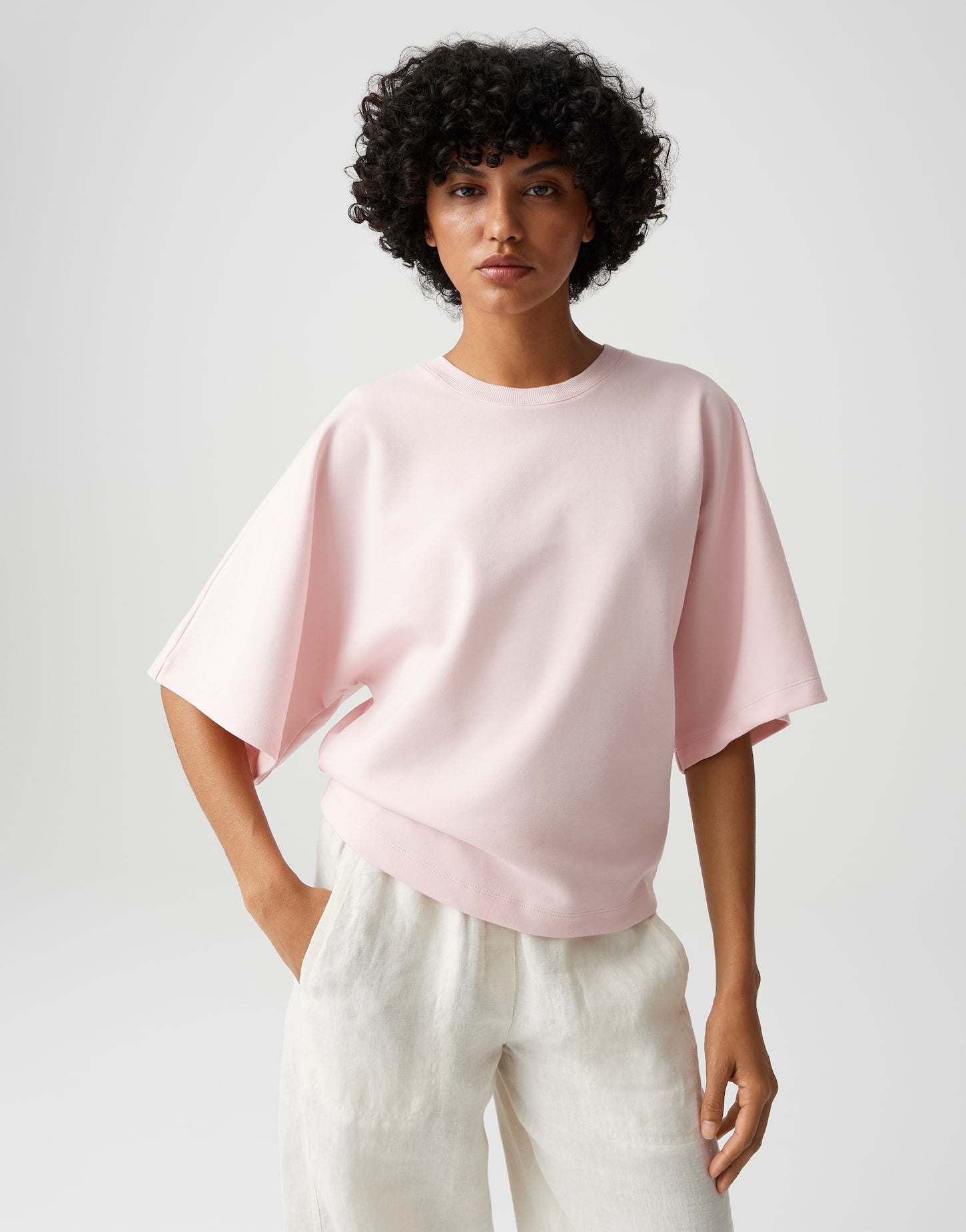 Opus Damen Sweatshirts Rose Tint
