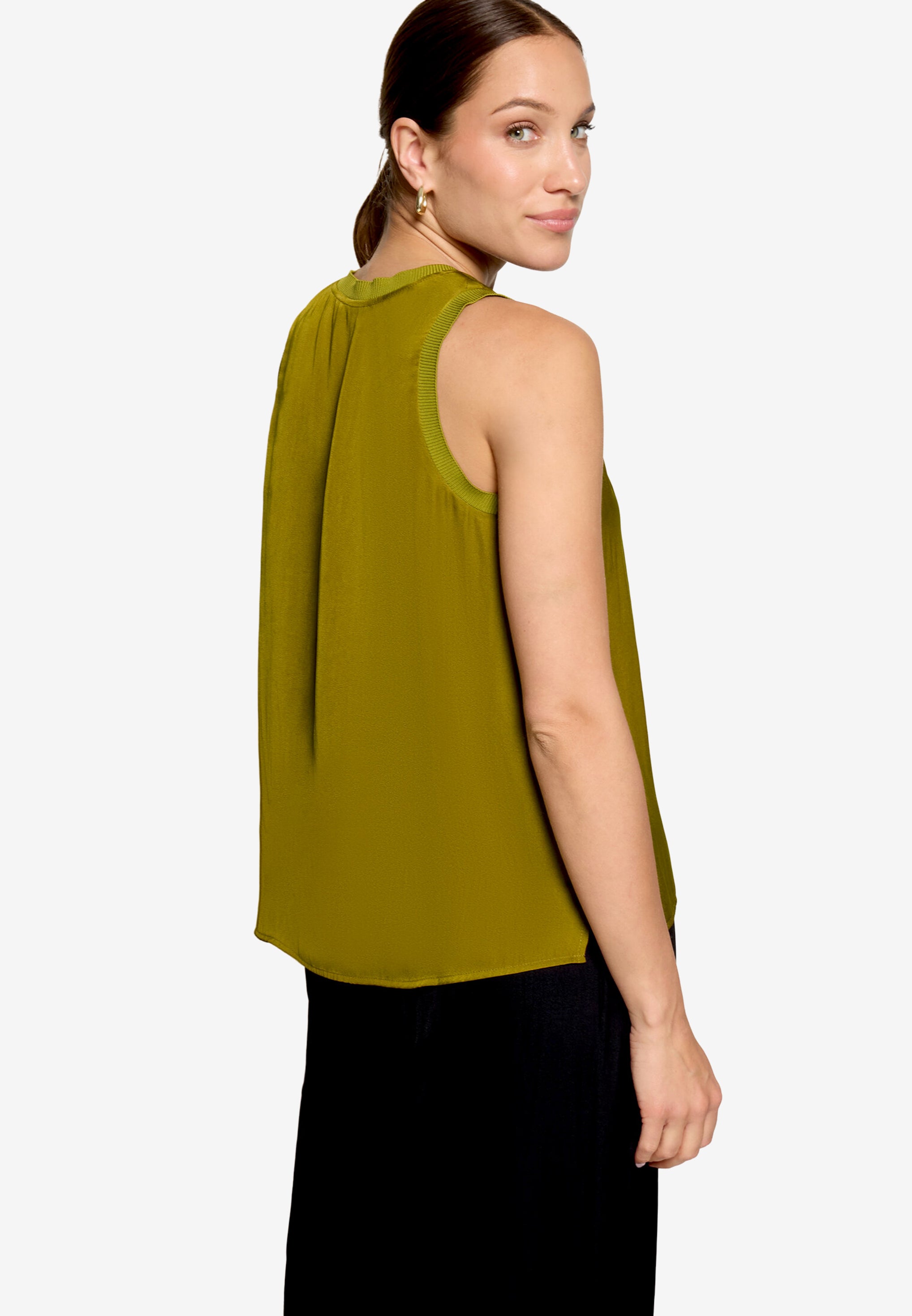 Zero Damen Blusen Fir Green