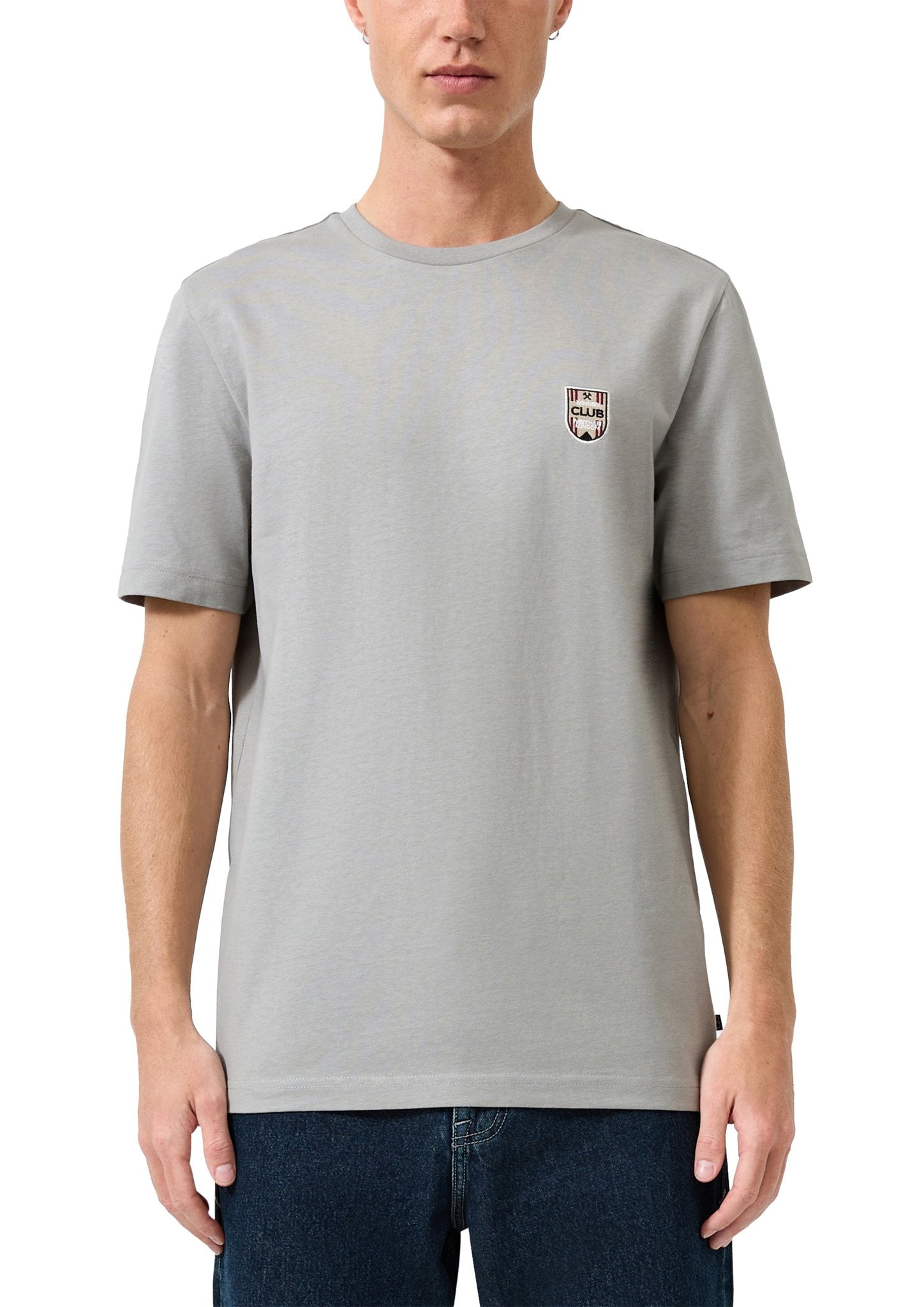 QS by S.Oliver Herren T-Shirts kurz  Grey/Black