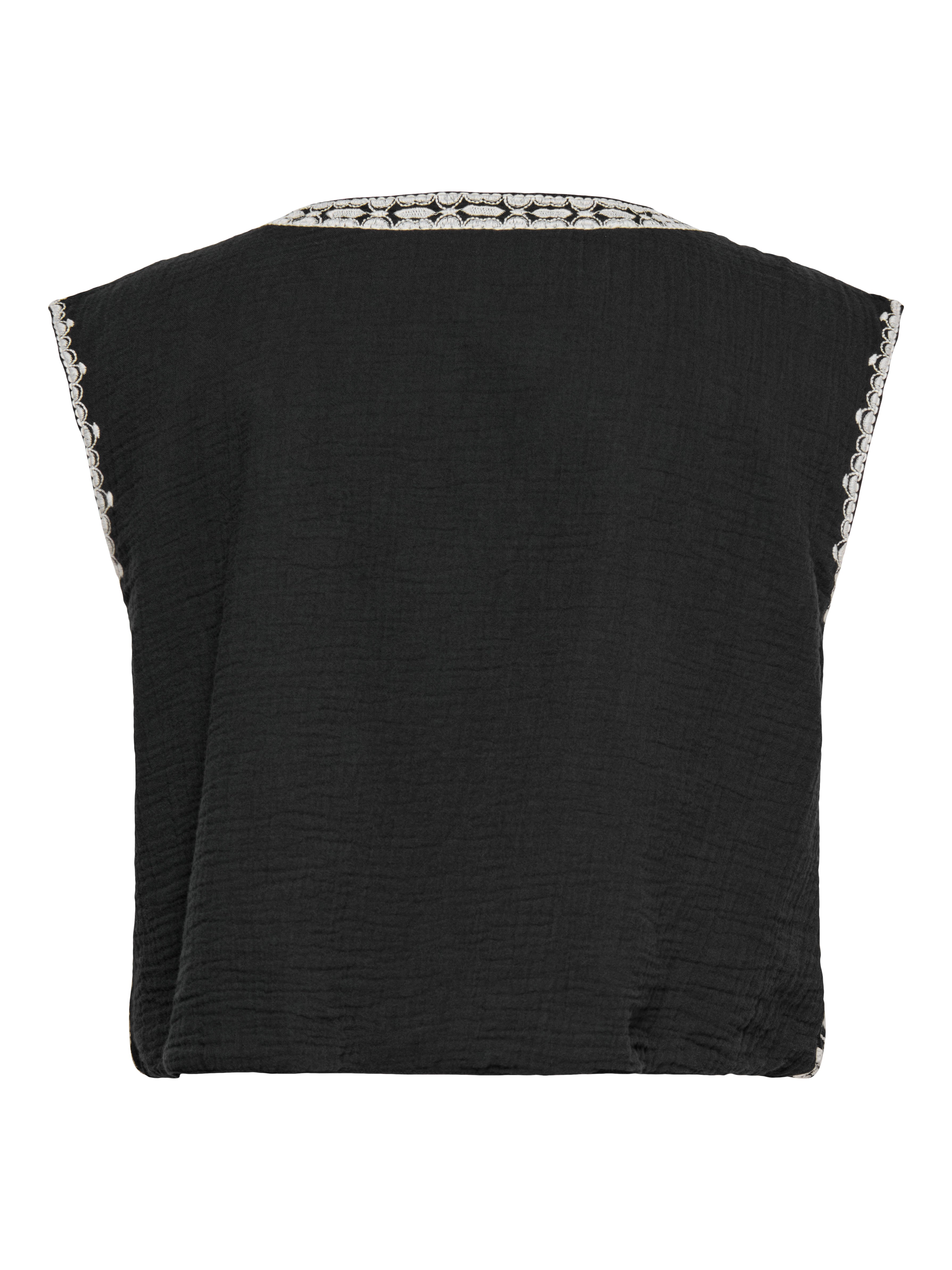 Only Caramkoma Damen Strickjacken Black/White Emb