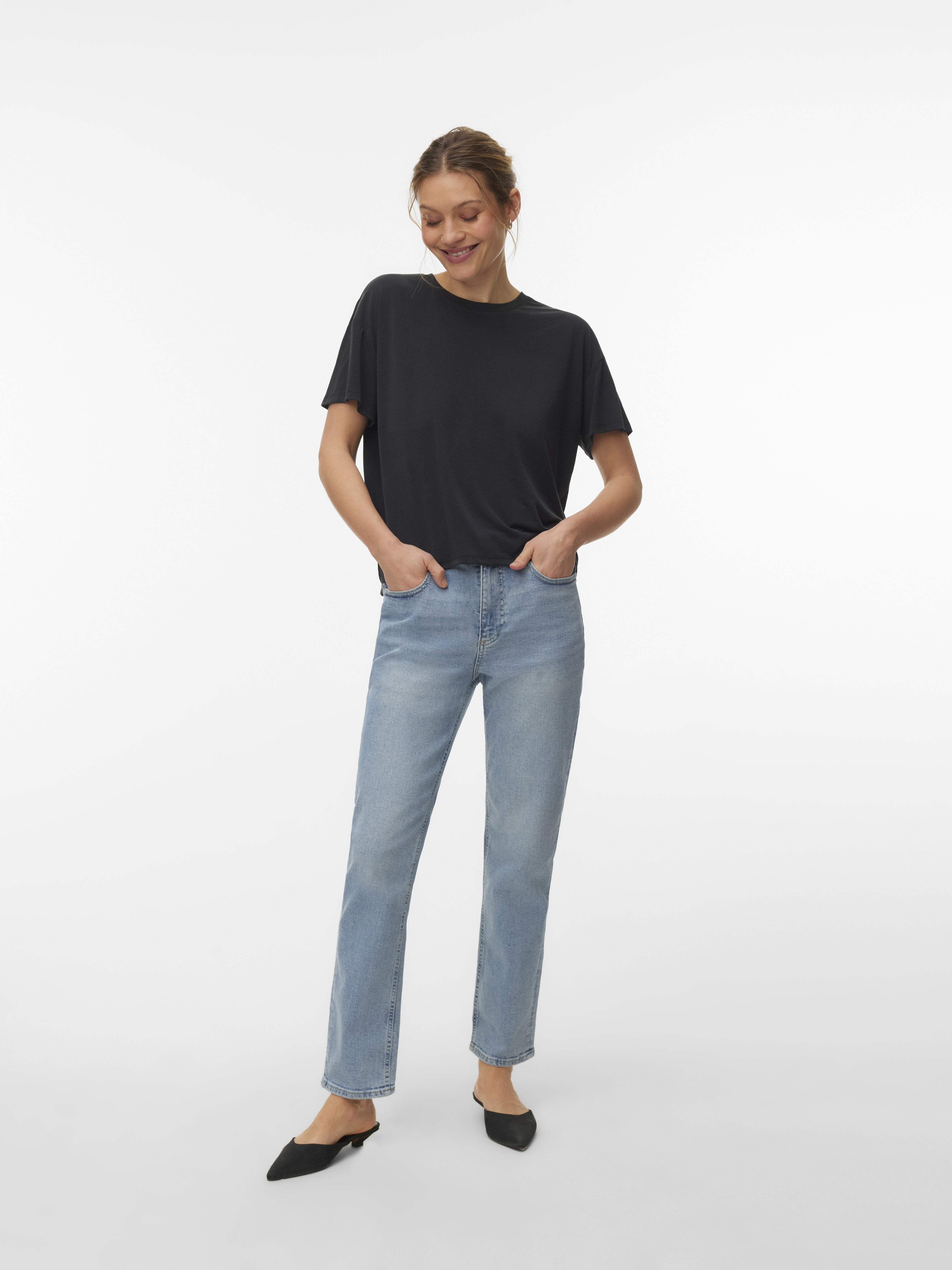 Vero Moda Damen T-Shirts Black