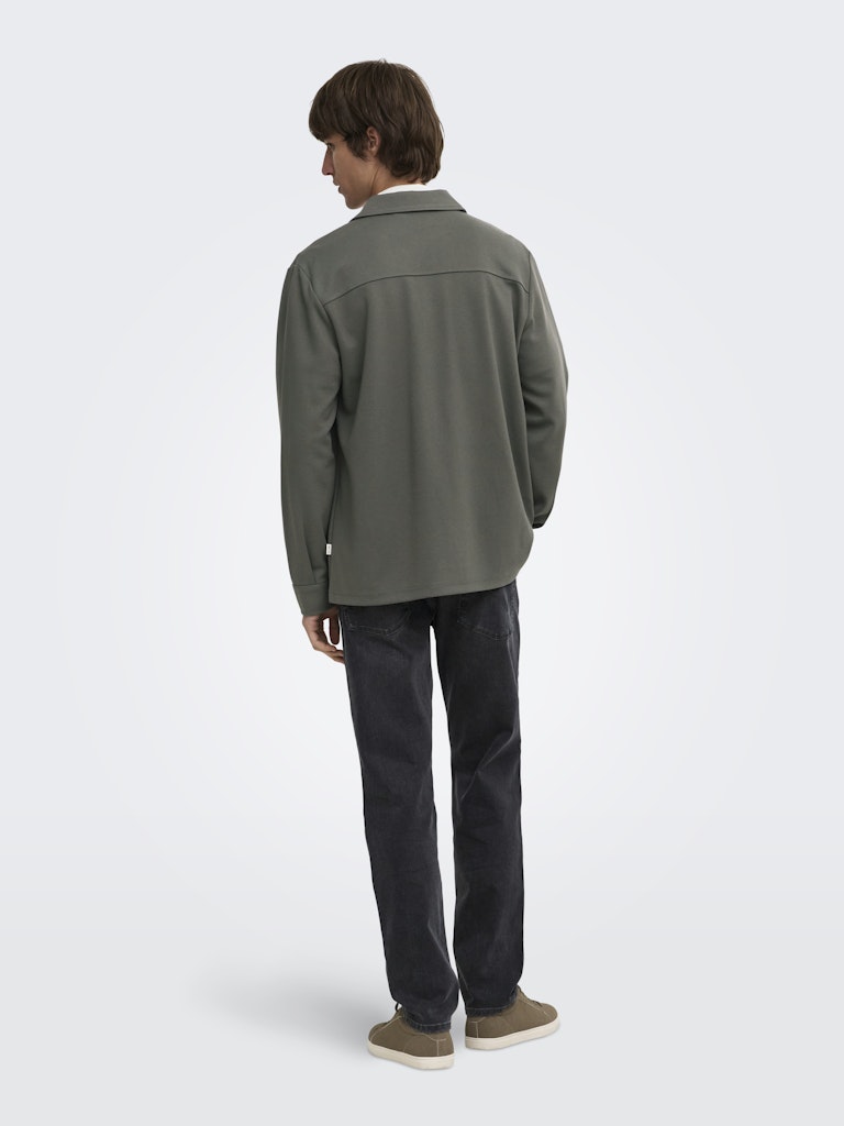 Only & Sons Herren Hemden lang Beluga