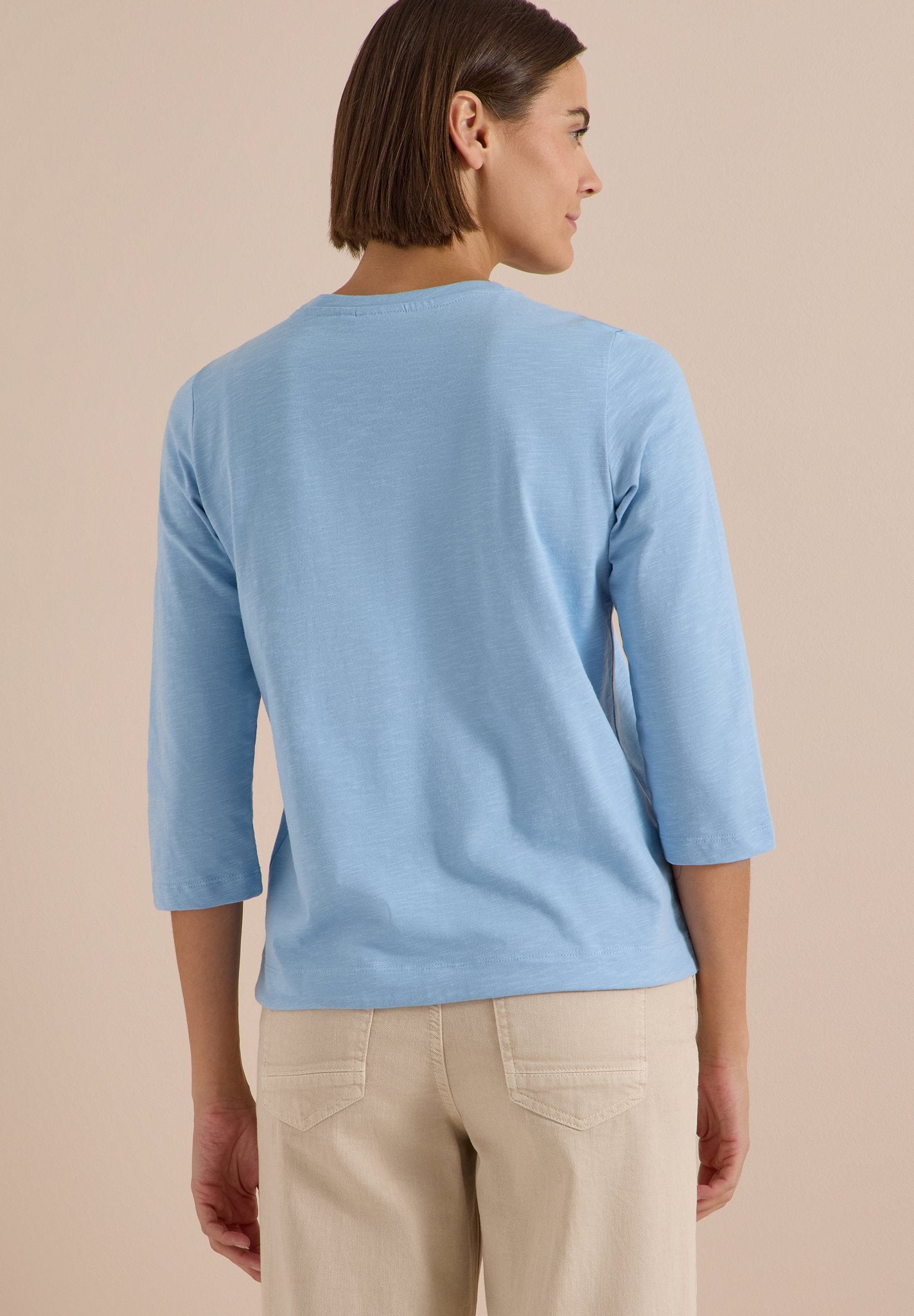 Cecil Damen T-Shirts Easy Blue