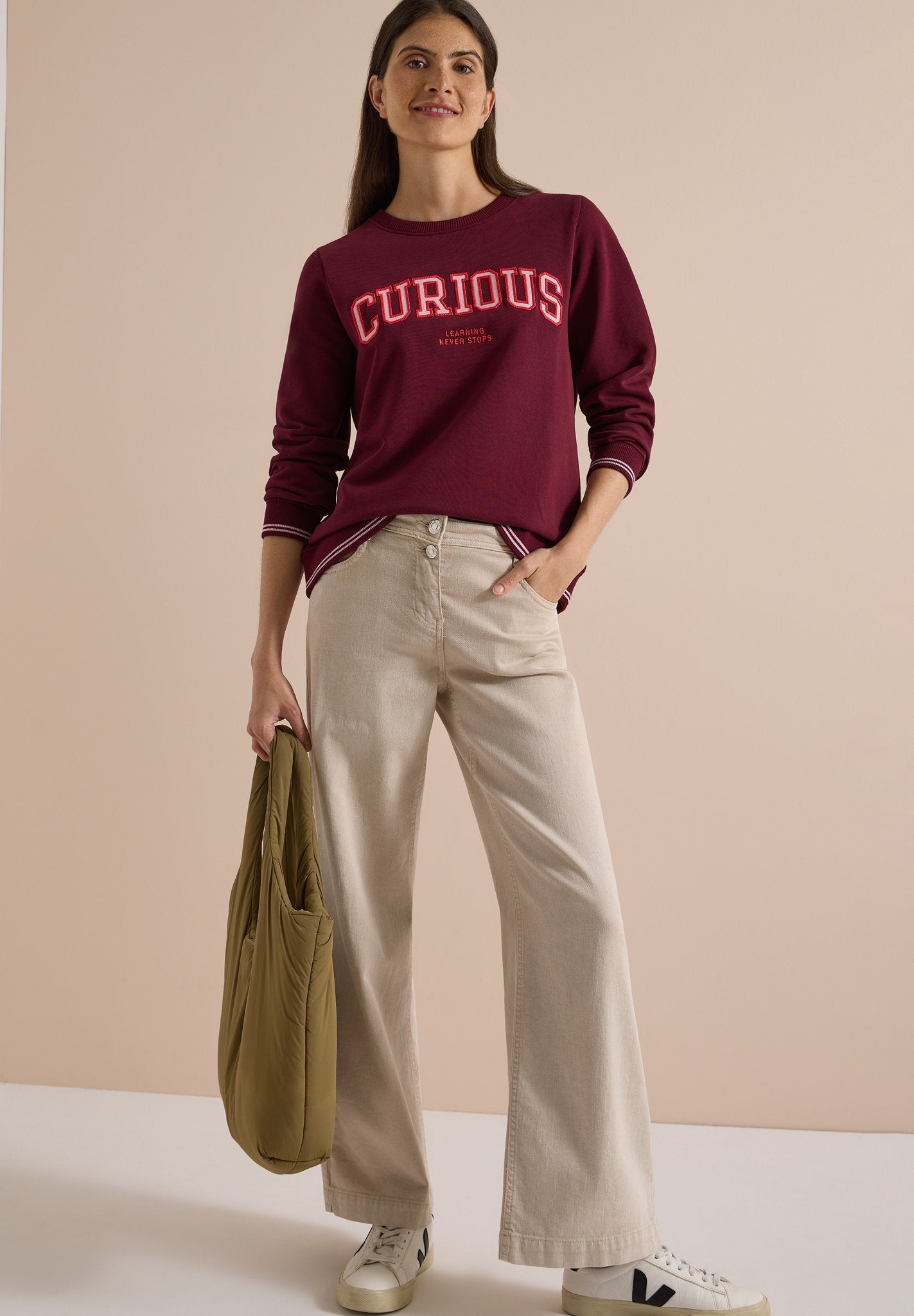 Cecil Damen Pullover  Red Wine