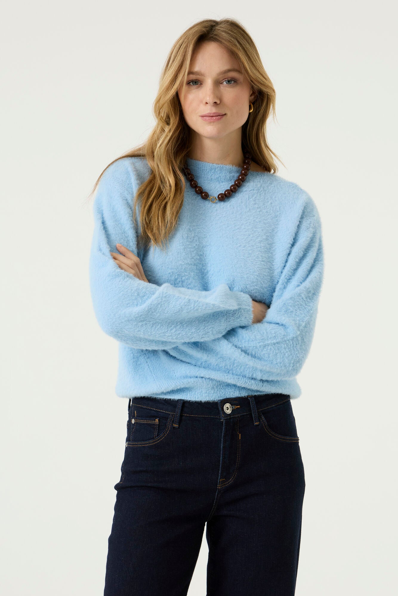 Garcia Damen Strickjacken Breeze Blue