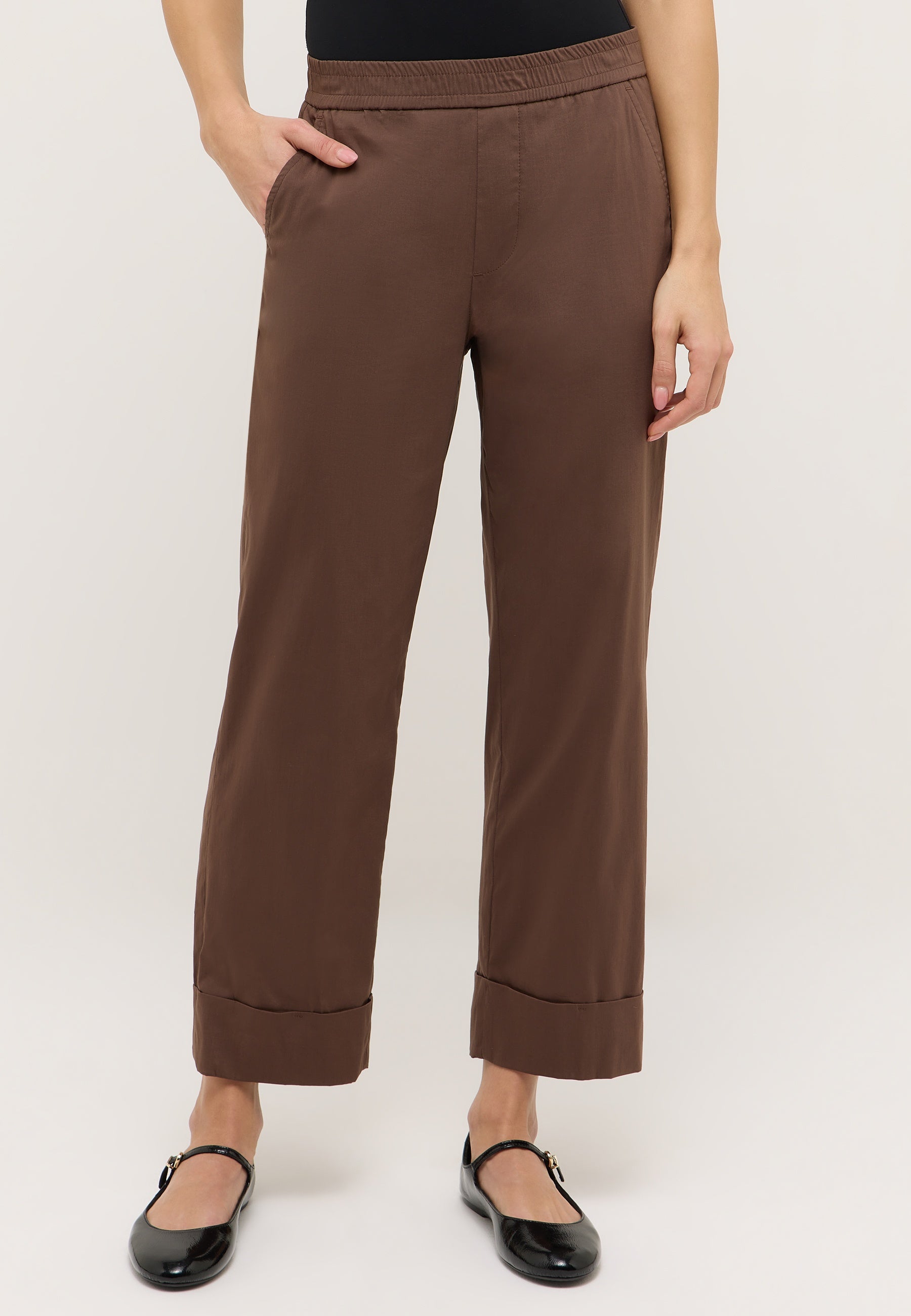 Angels Damen Hosen  Coffee