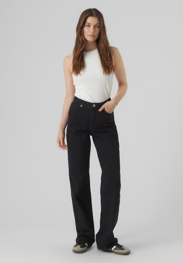 Vero Moda Damen Jeans Black