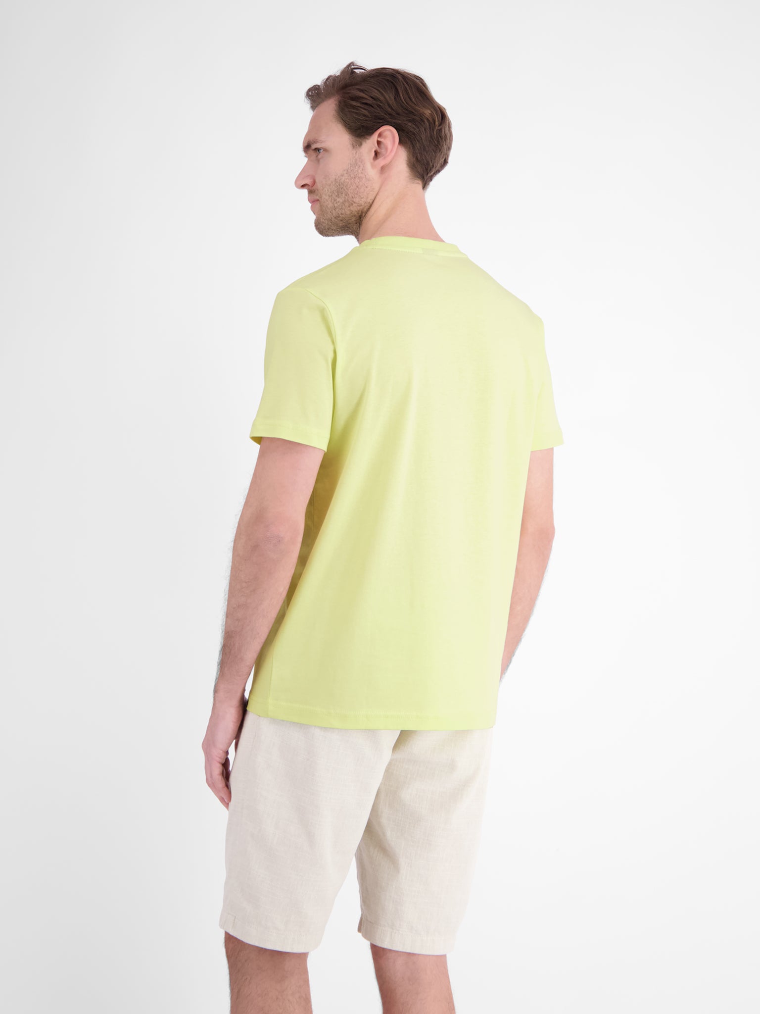 Lerros Herren T-Shirts kurz Lemon Water