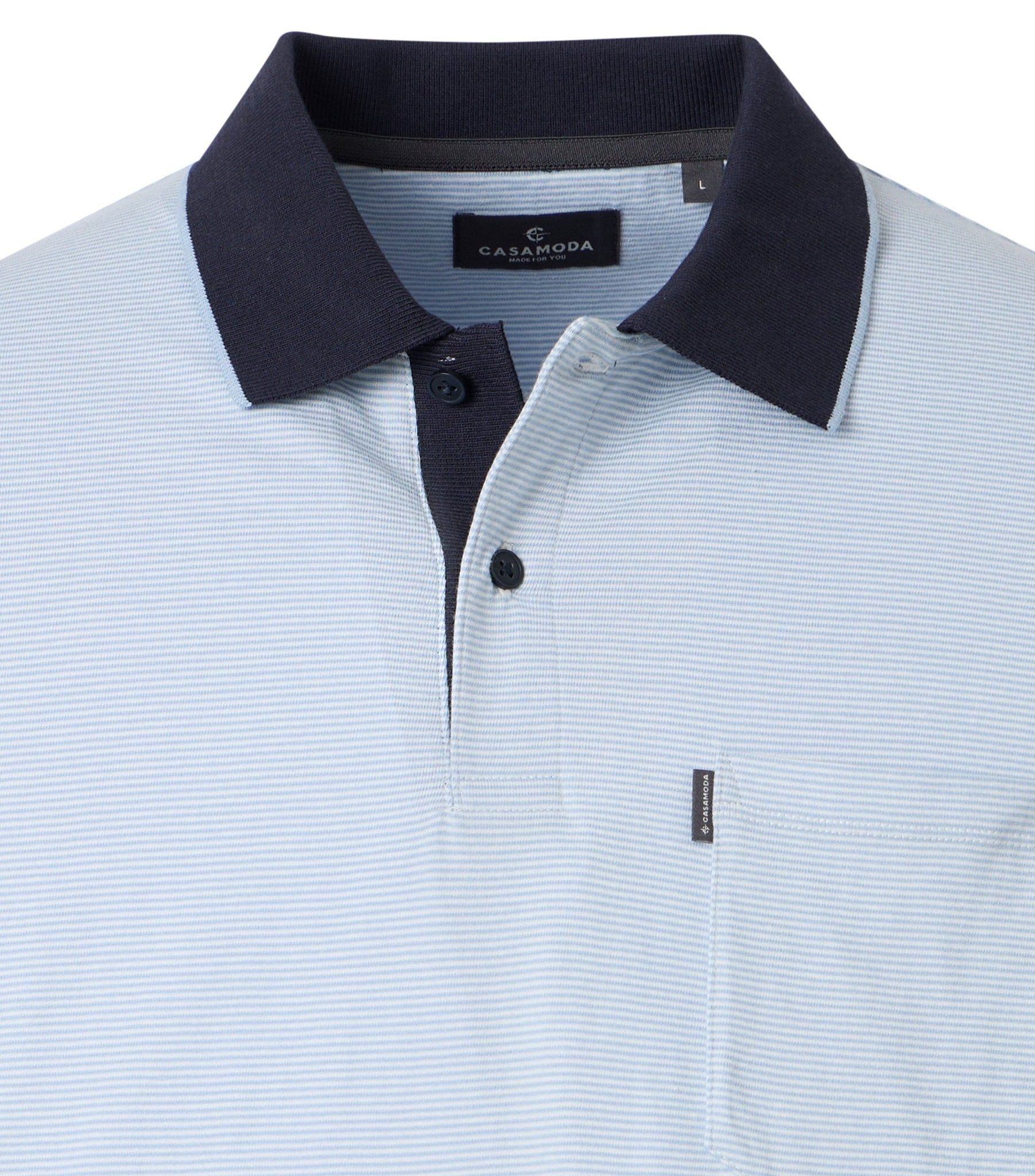 Casa Moda Herren Polo-Shirts  Blau