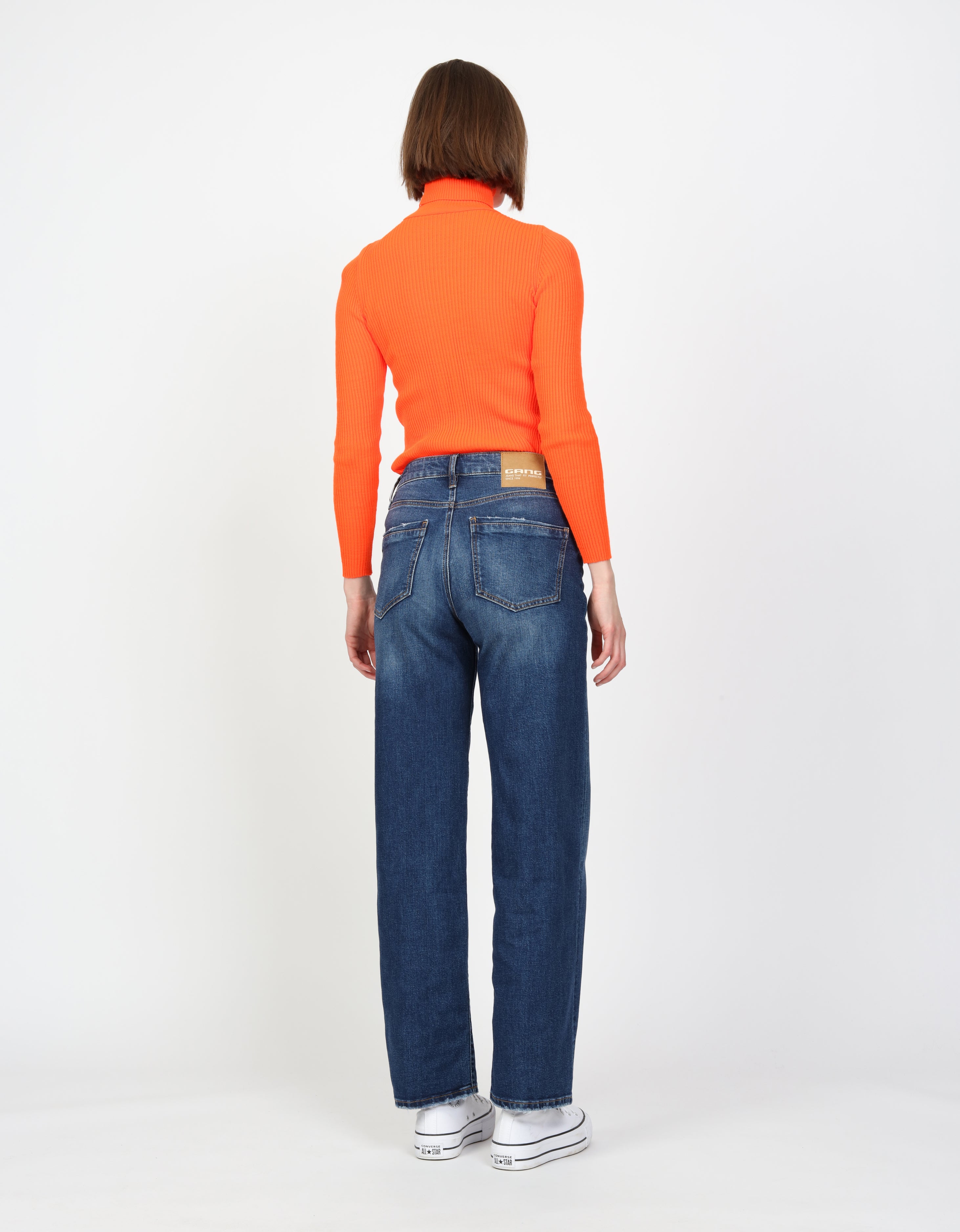 Gang Damen Jeans Blue Destr