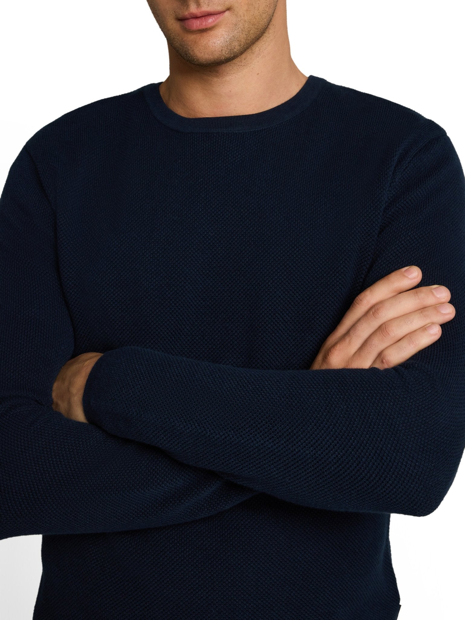 Tom Tailor denim Herren Pullover Sky Captain Blu