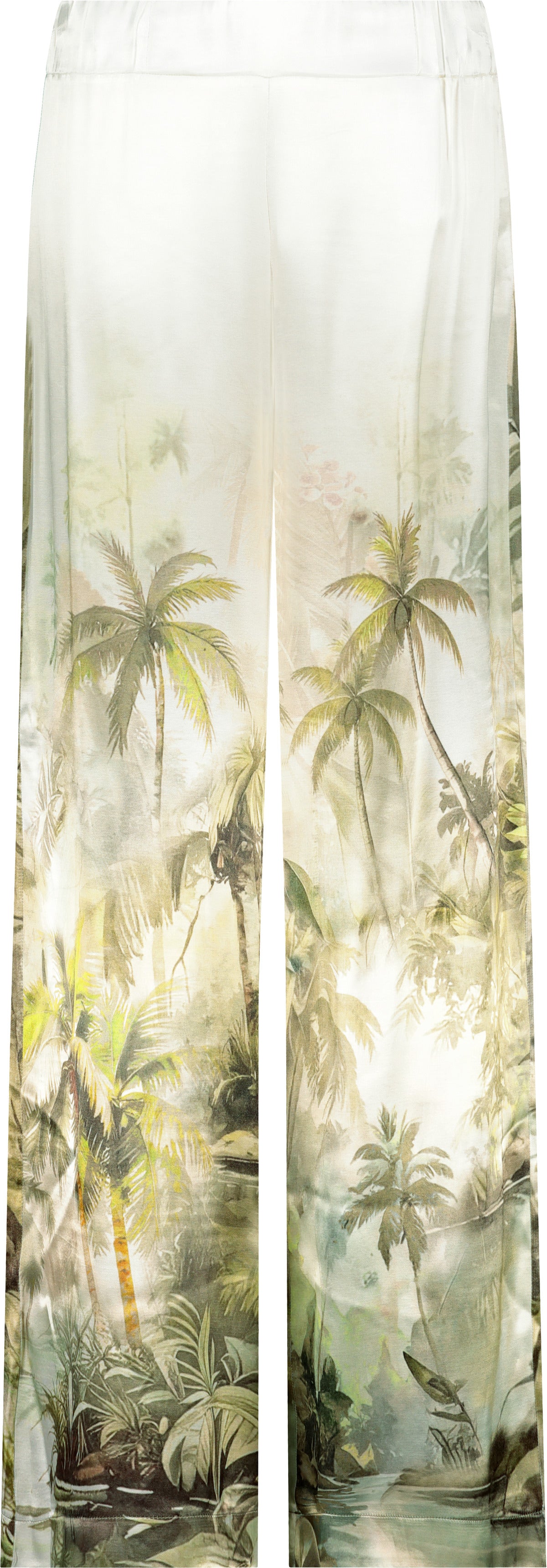 Monari Damen Hosen Olive Gemus
