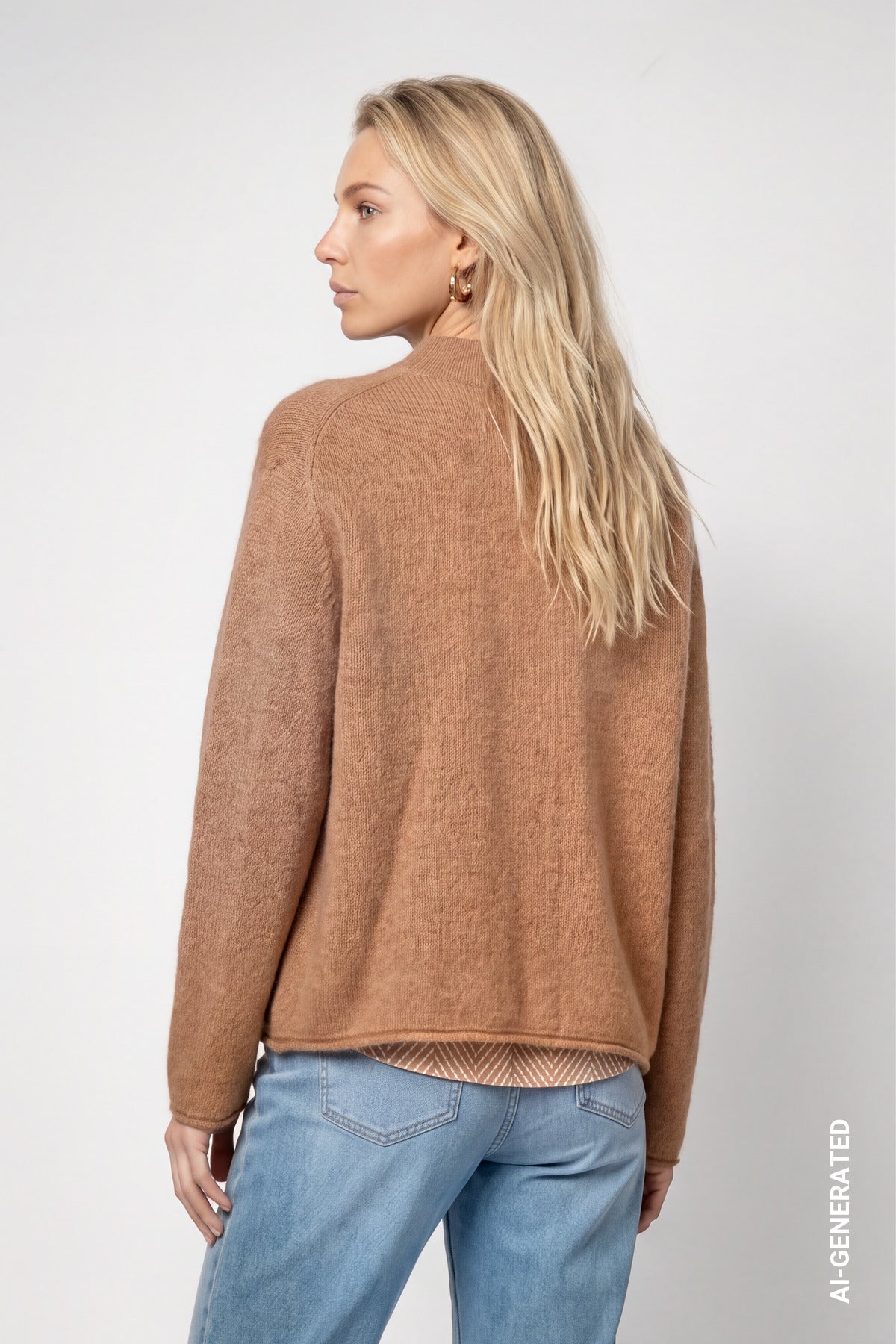 Monari Damen Pullover Brown Sugar