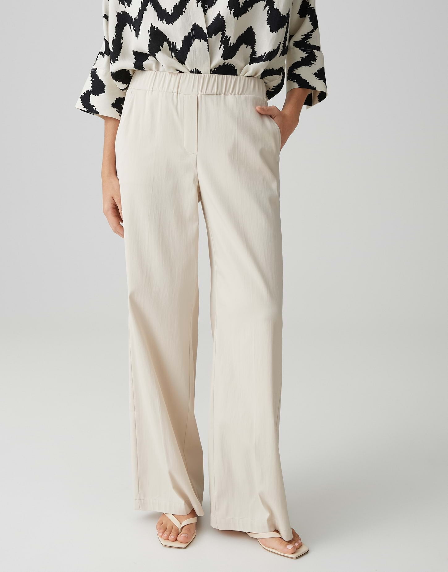 Opus Pants Damen Hosen  Natural G