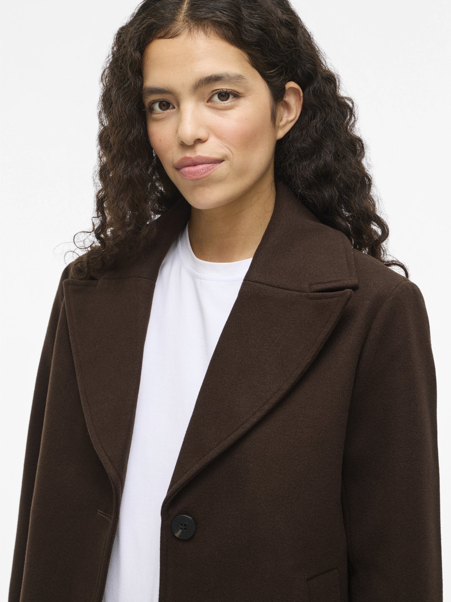Vila Damen Jacken Coffee Bean