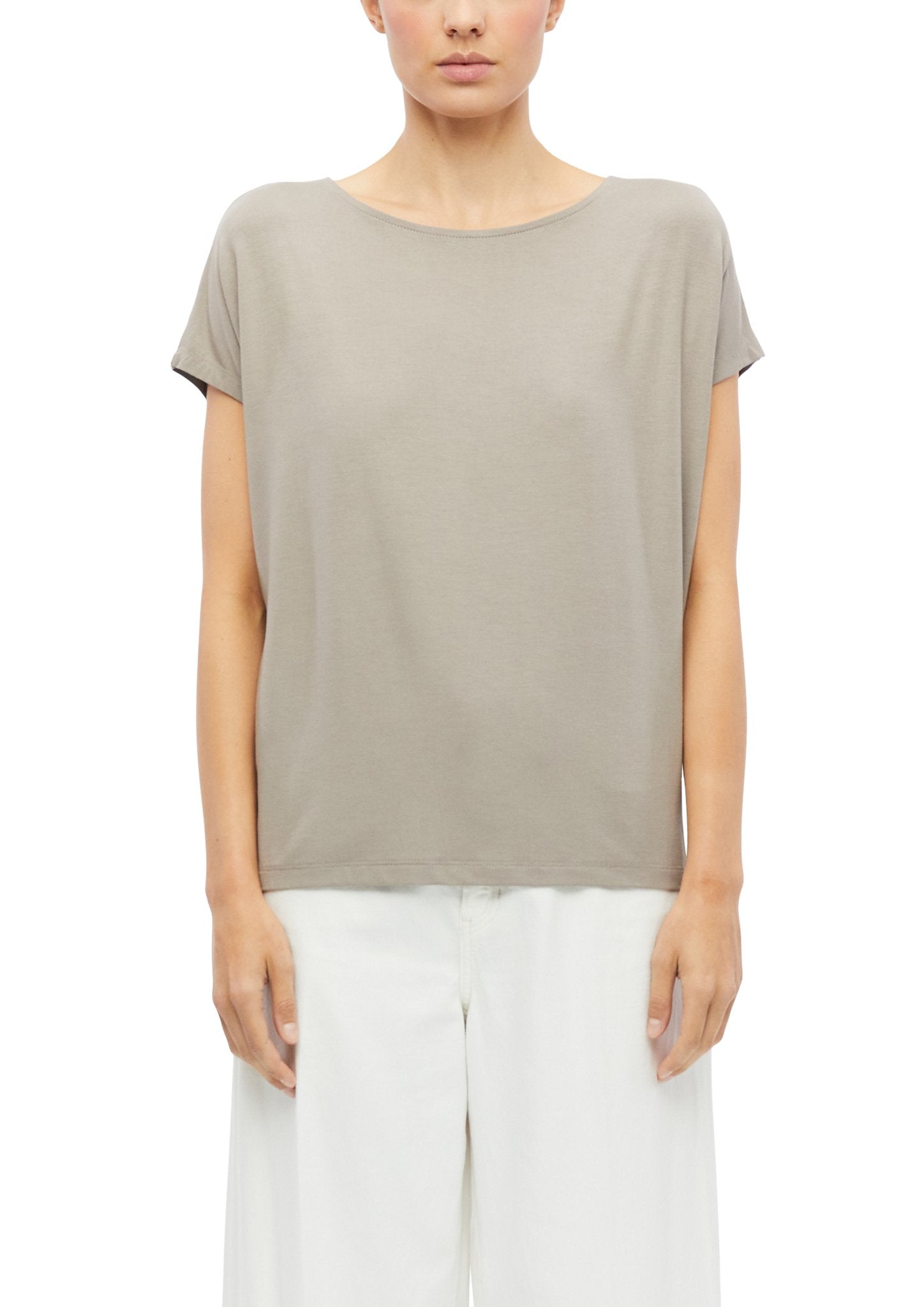 S. Oliver red Damen T-Shirts  Grey/Black