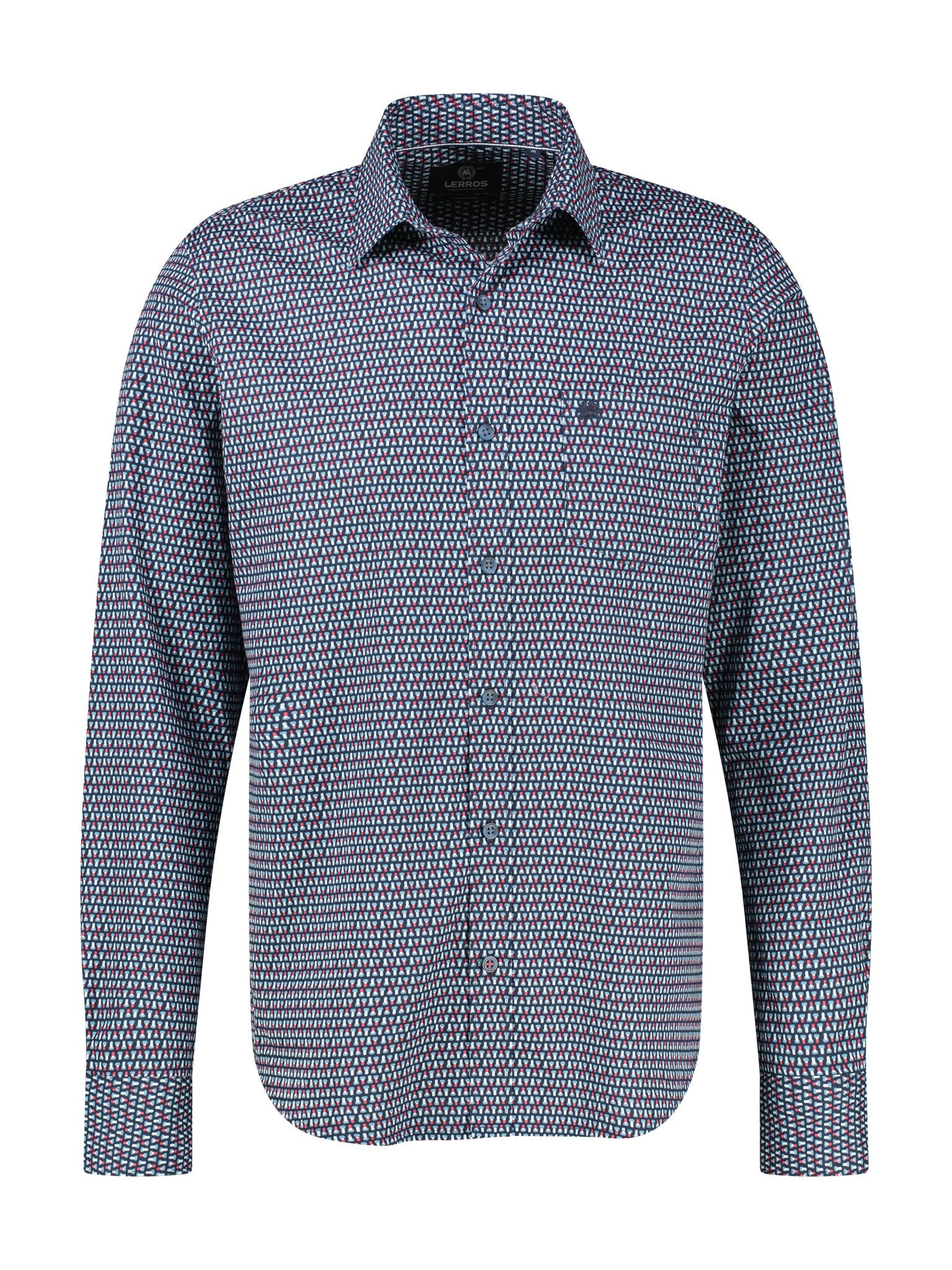 Lerros Herren Hemden Muted Red