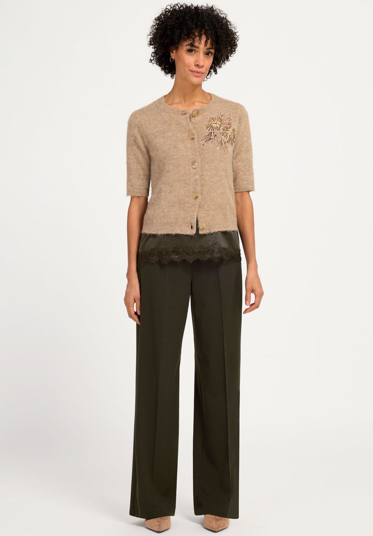 Bianca Damen Pullover Light Cognac Me