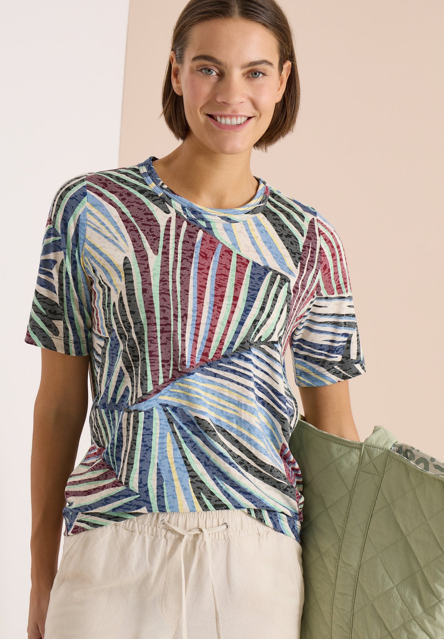 Cecil Damen T-Shirts  Palm Bree