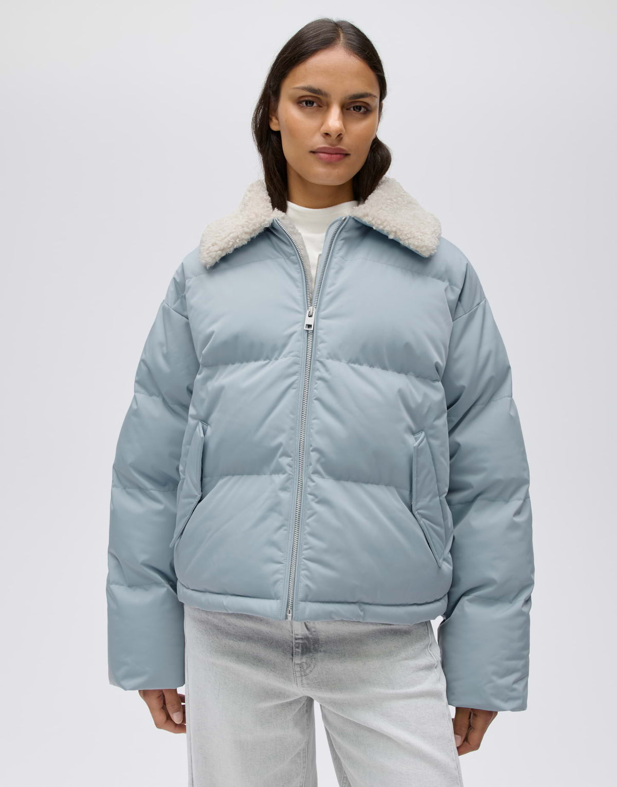 Opus Damen Jacken Dusty Aqua