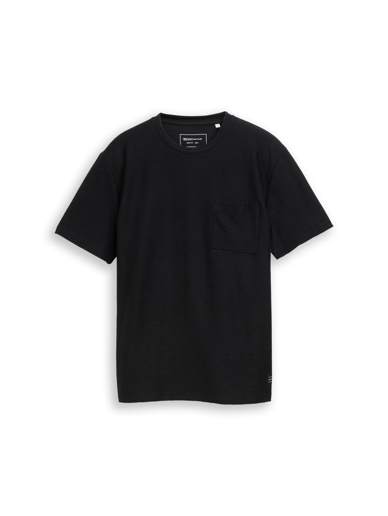Tom Tailor denim Herren T-Shirts kurz Black
