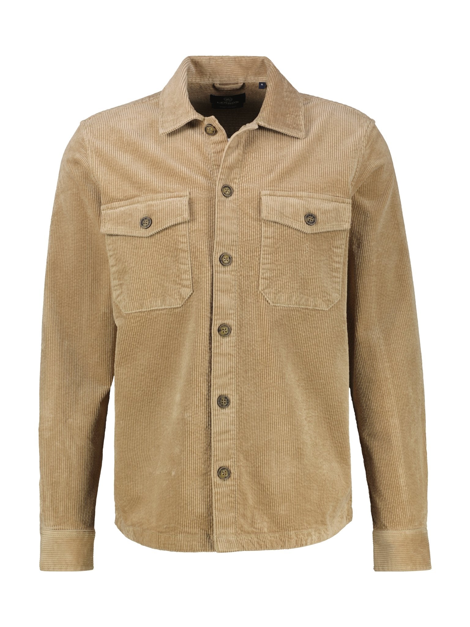 Lerros Herren Hemden Gravel Beige