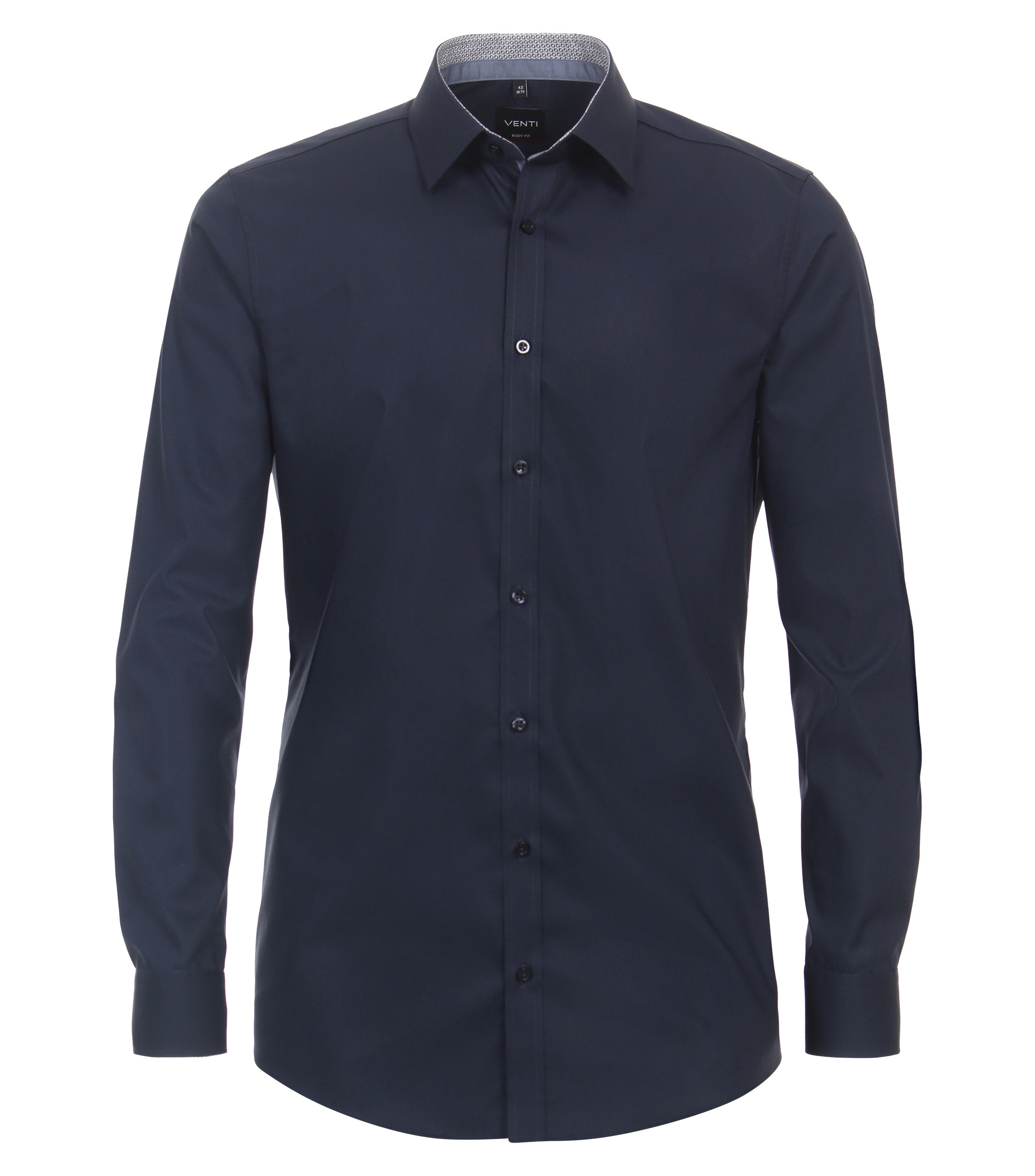 Venti Herren Hemden lang   Blau