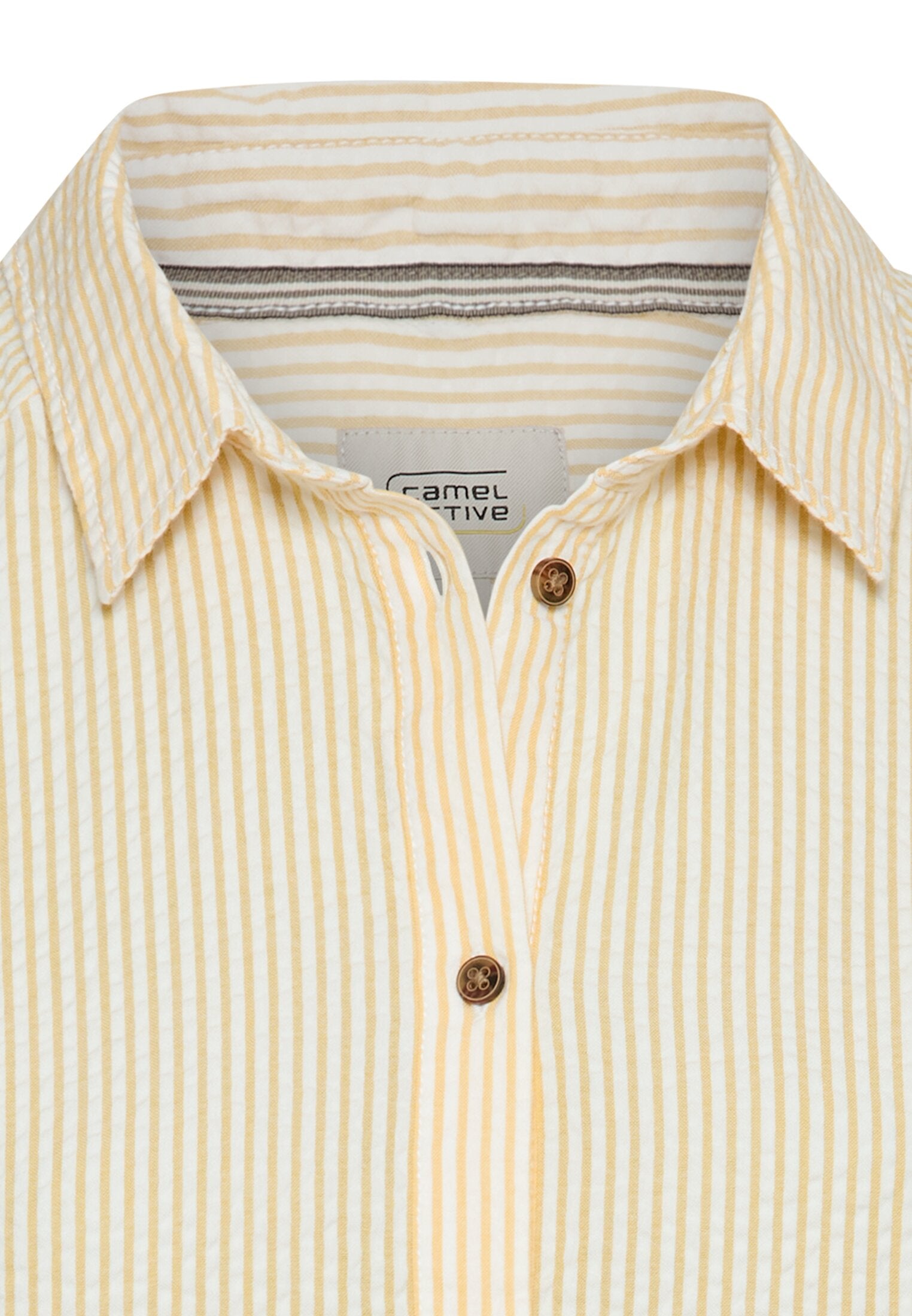Camel active Damen Kleider  Yellow/ Whit