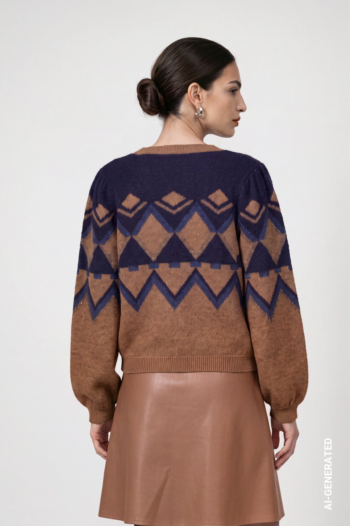 Monari Damen Pullover Tiramisu