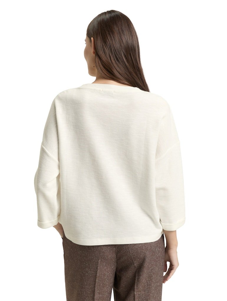 Tom Tailor Damen Tops Whisper White