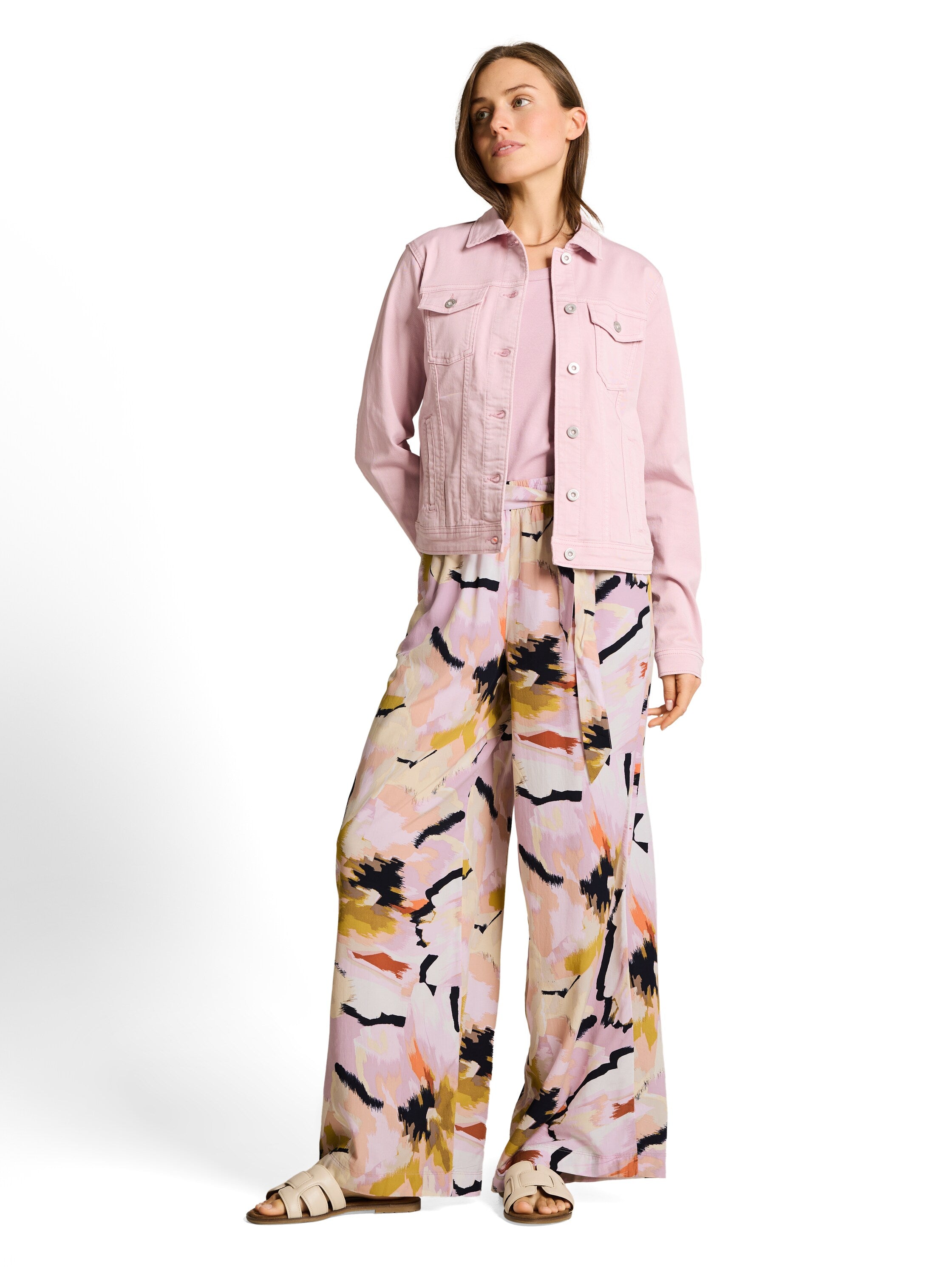 Tom Tailor Damen Hosen Big Abstract Fl