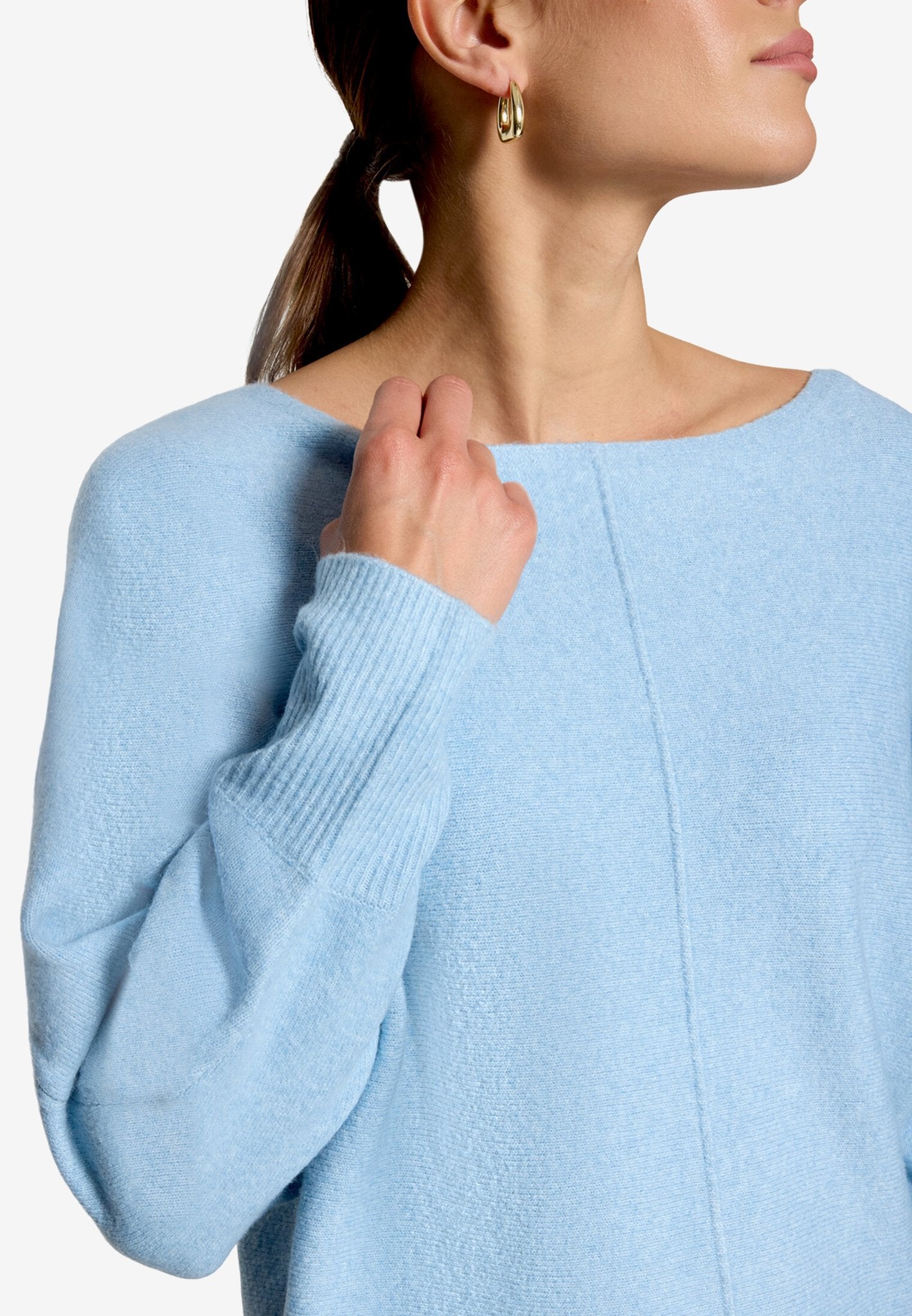 Zero Damen Pullover Ashley Blue Mel