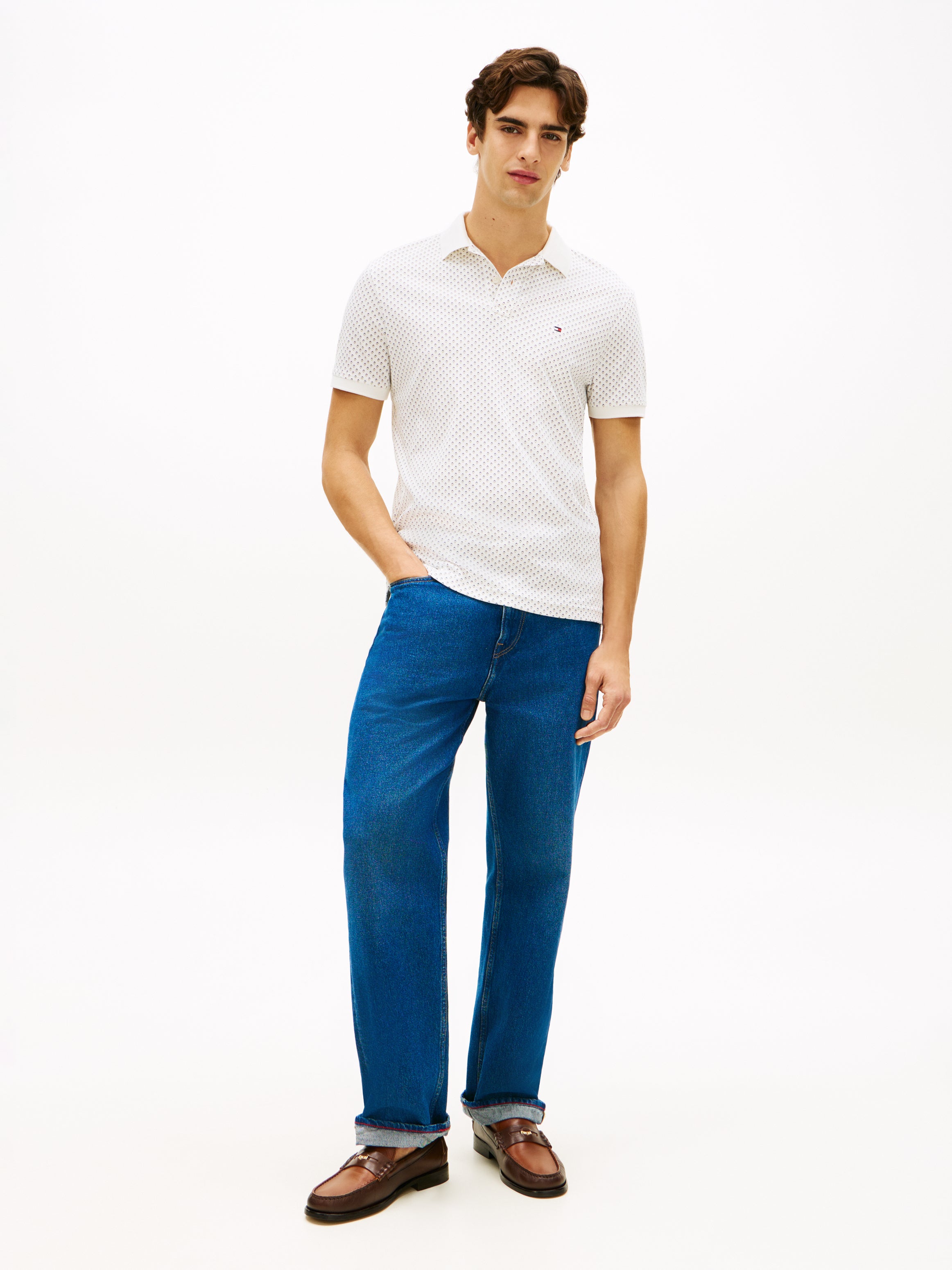 Tommy Hilfiger Herren Polo-Shirts K White