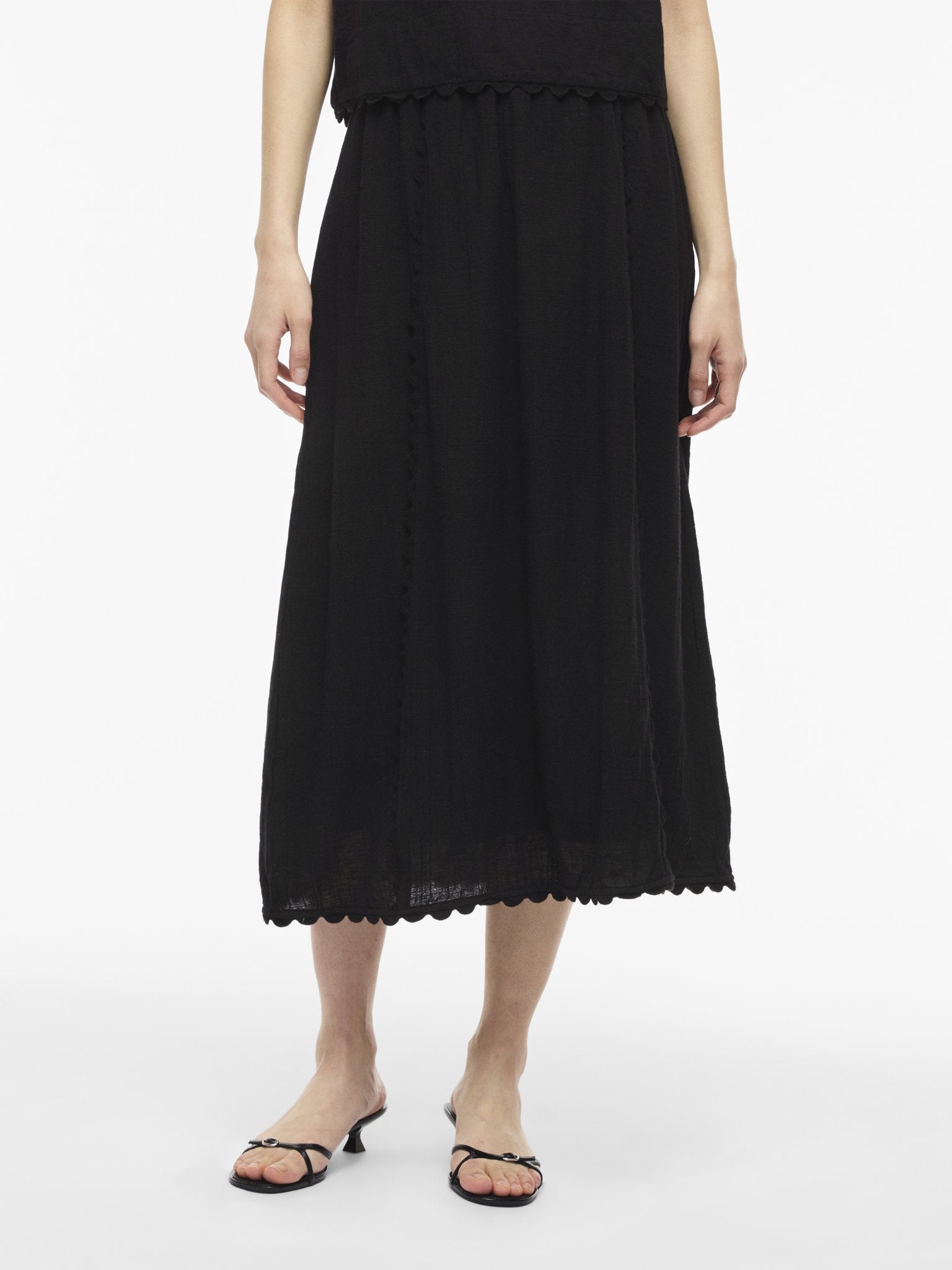 Vila Damen Rock Black Beauty