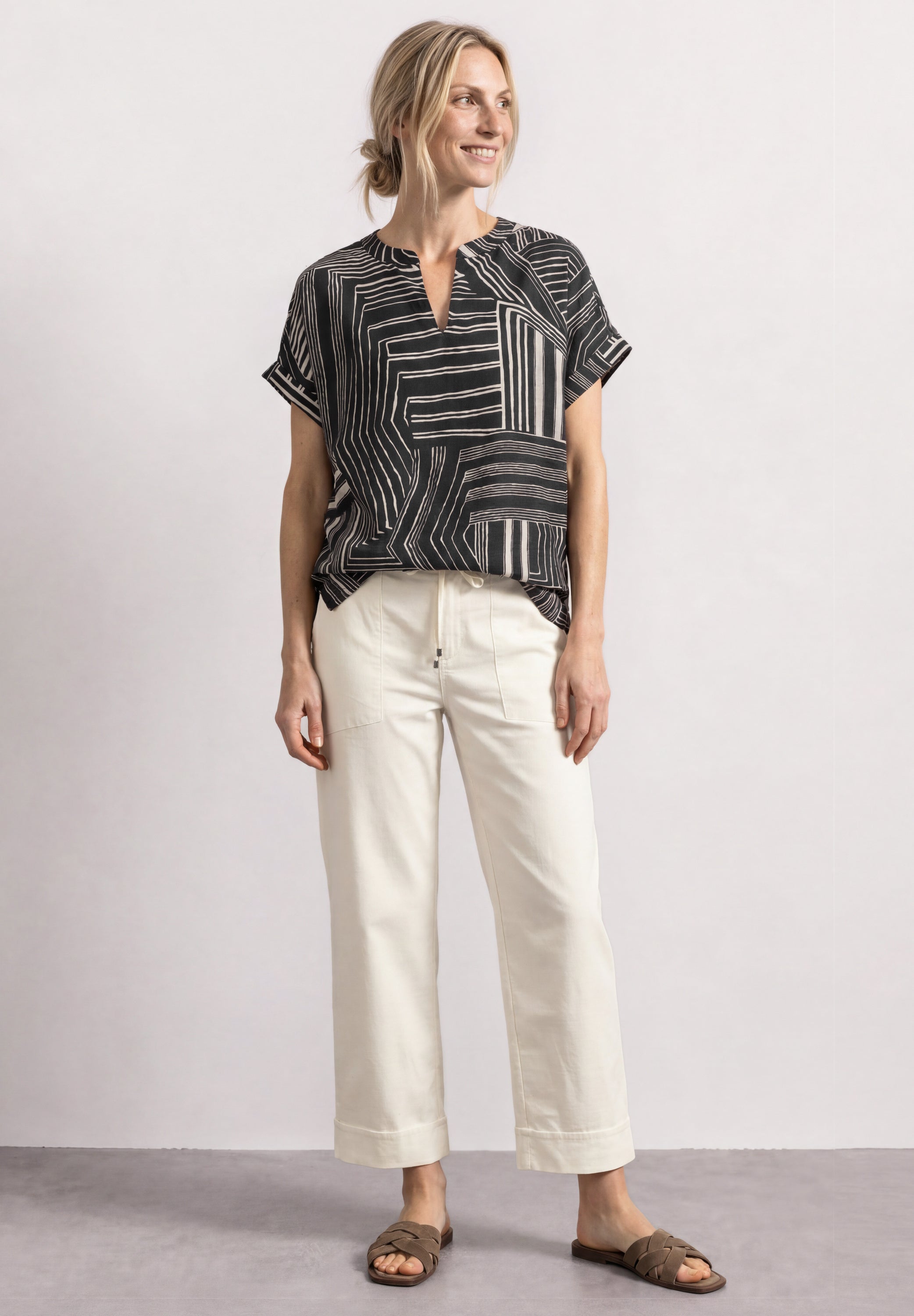 Street One Damen T-Shirts  Darkest B
