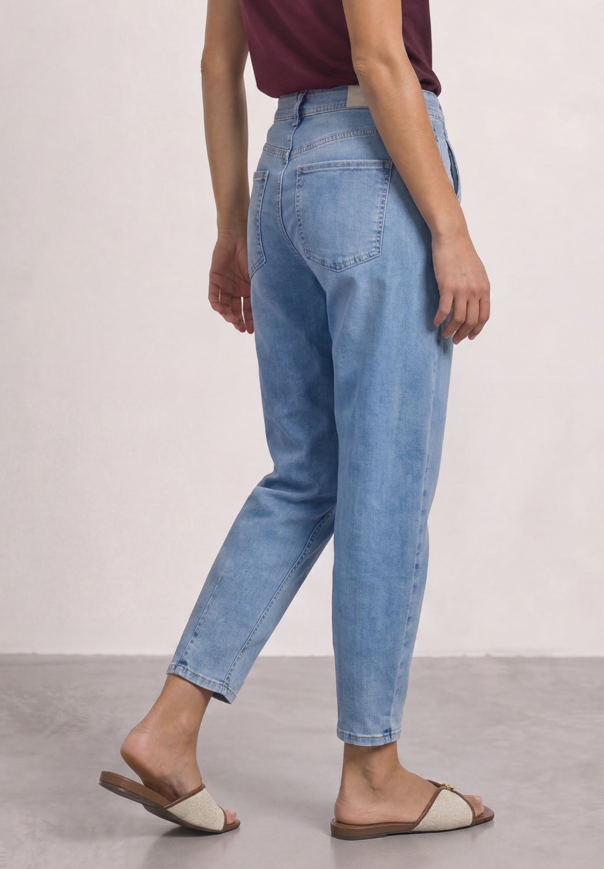 Street One Damen Hosen  Light Blu