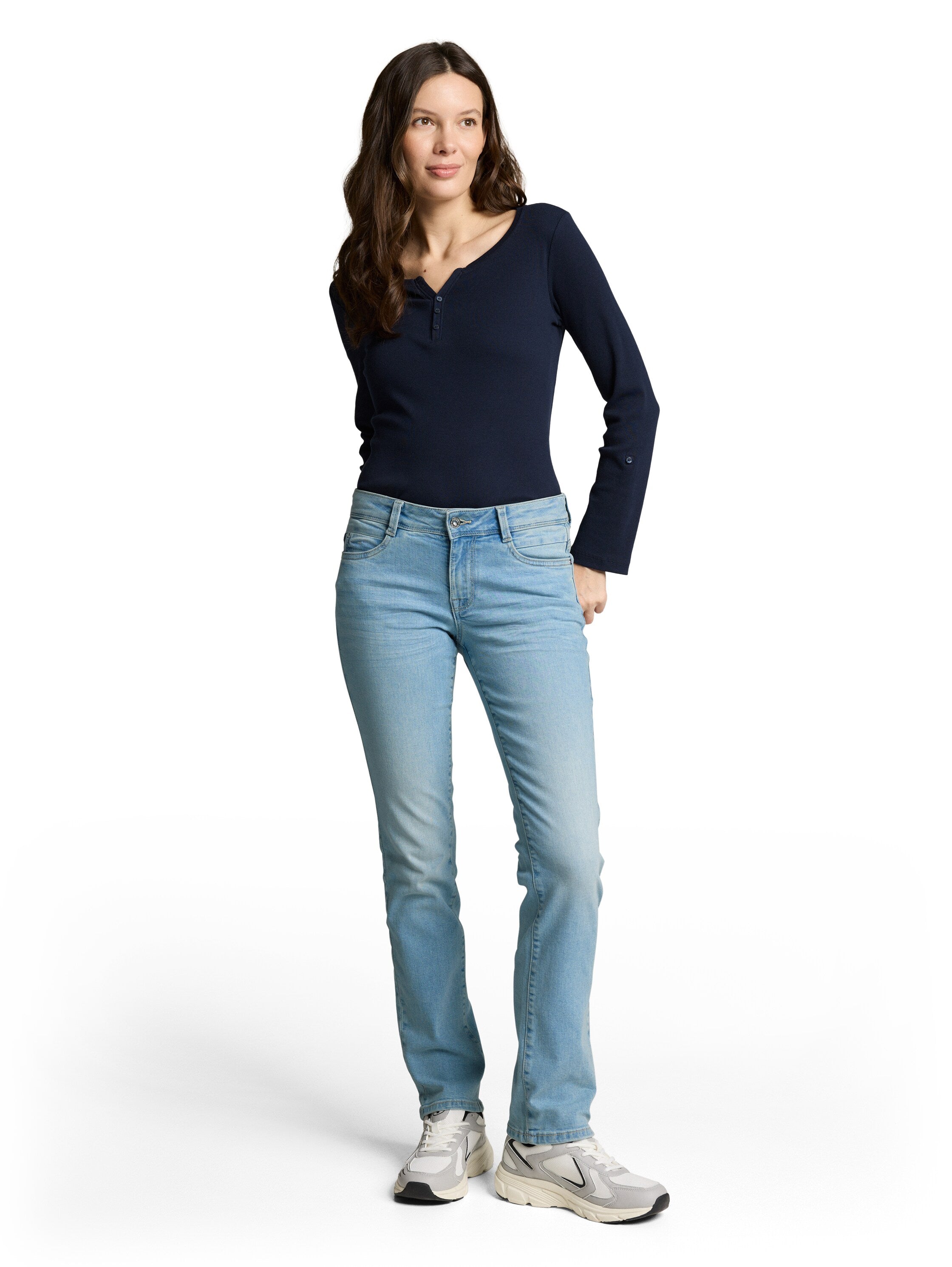 Tom Tailor Damen Jeans Light Stone Blu