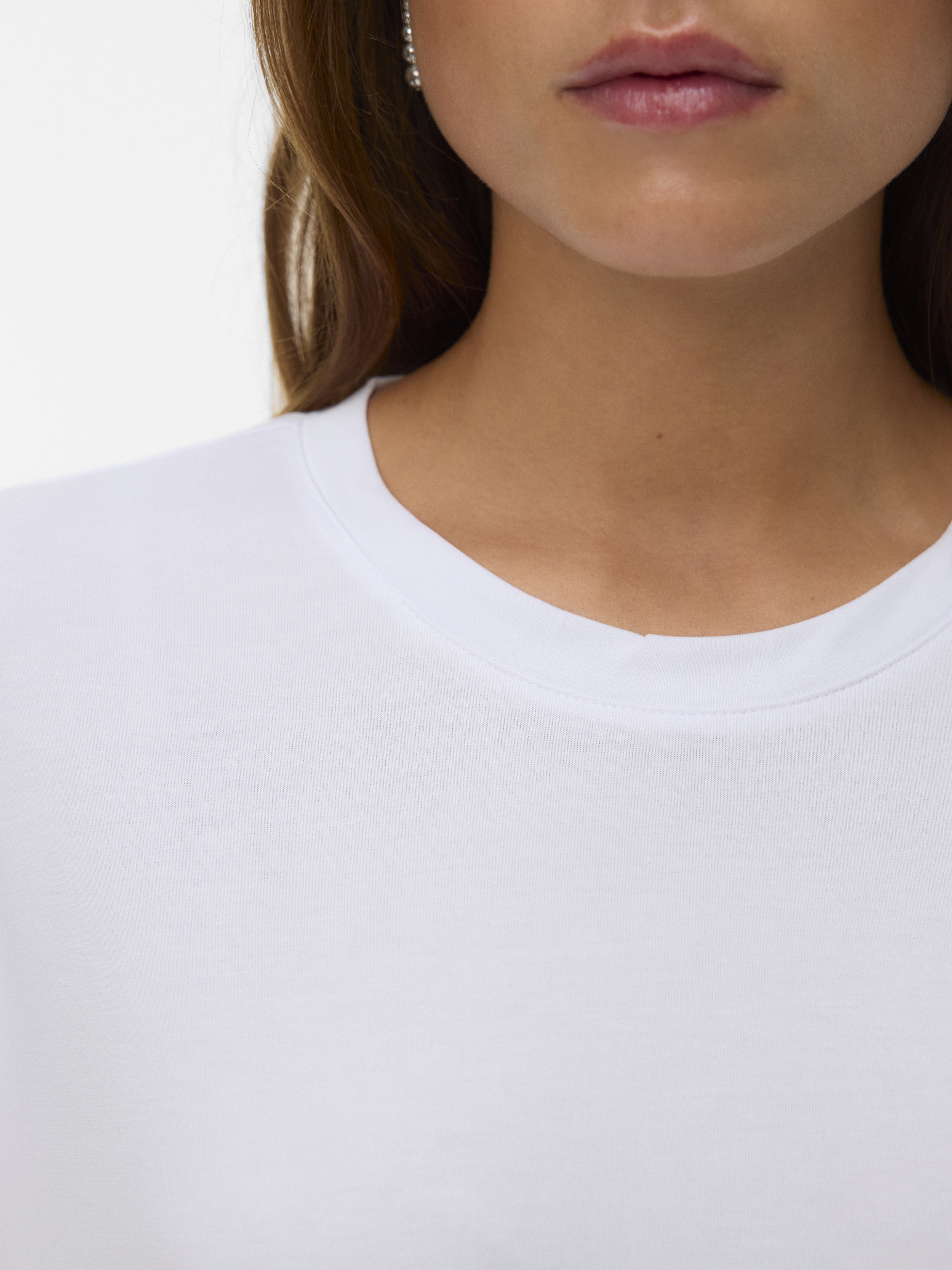 Vero Moda Damen T-Shirts Bright White