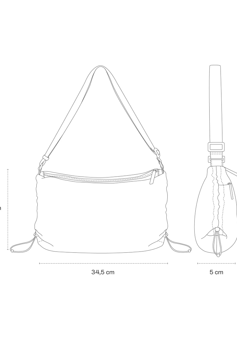 Kapten & Son Handtasche Skara Small Leo Dark Grey