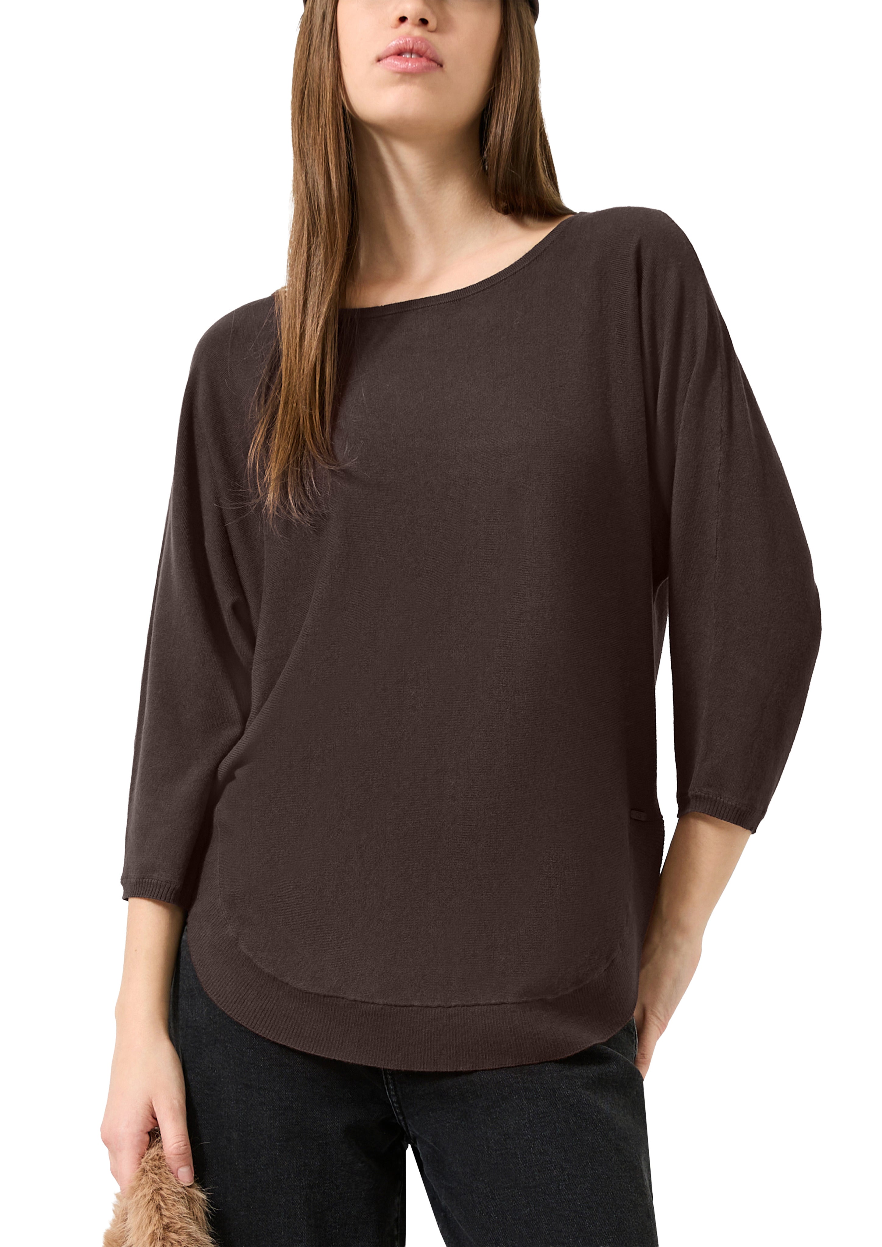QS by S.Oliver Damen Pullover  Brown