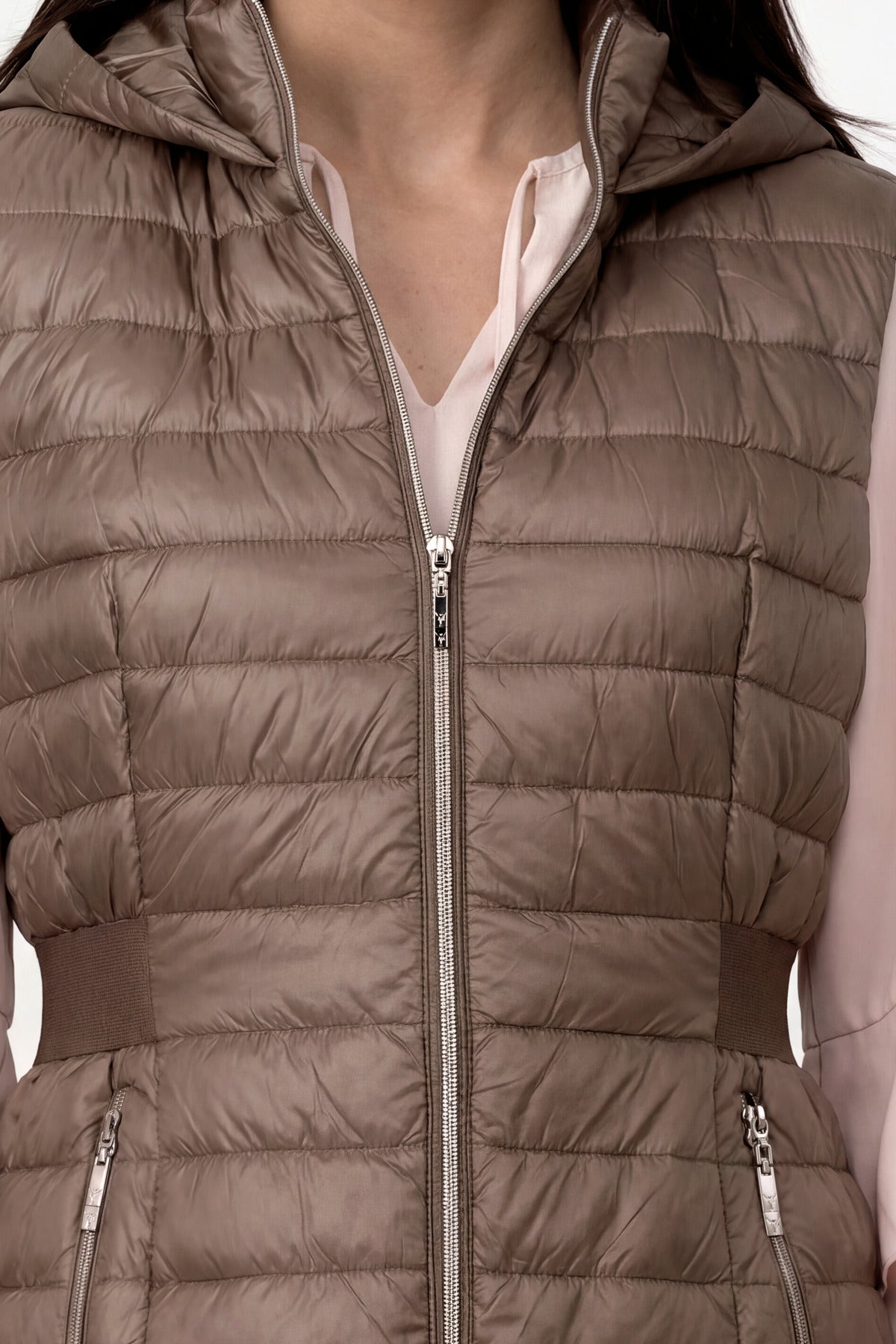 Monari Damen Outdoorwesten  Taupe