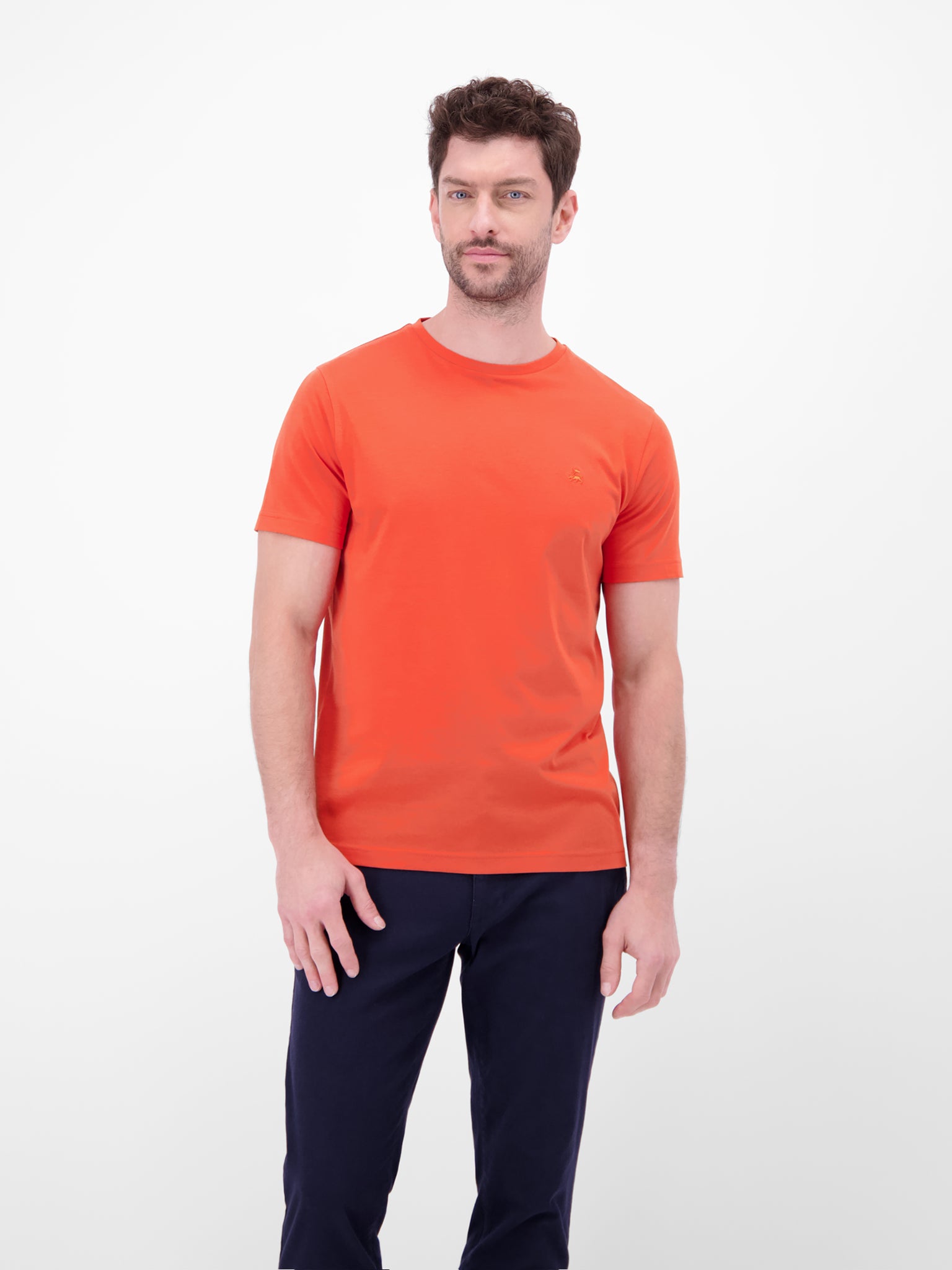 Lerros Herren T-Shirts kurz Vivid Red