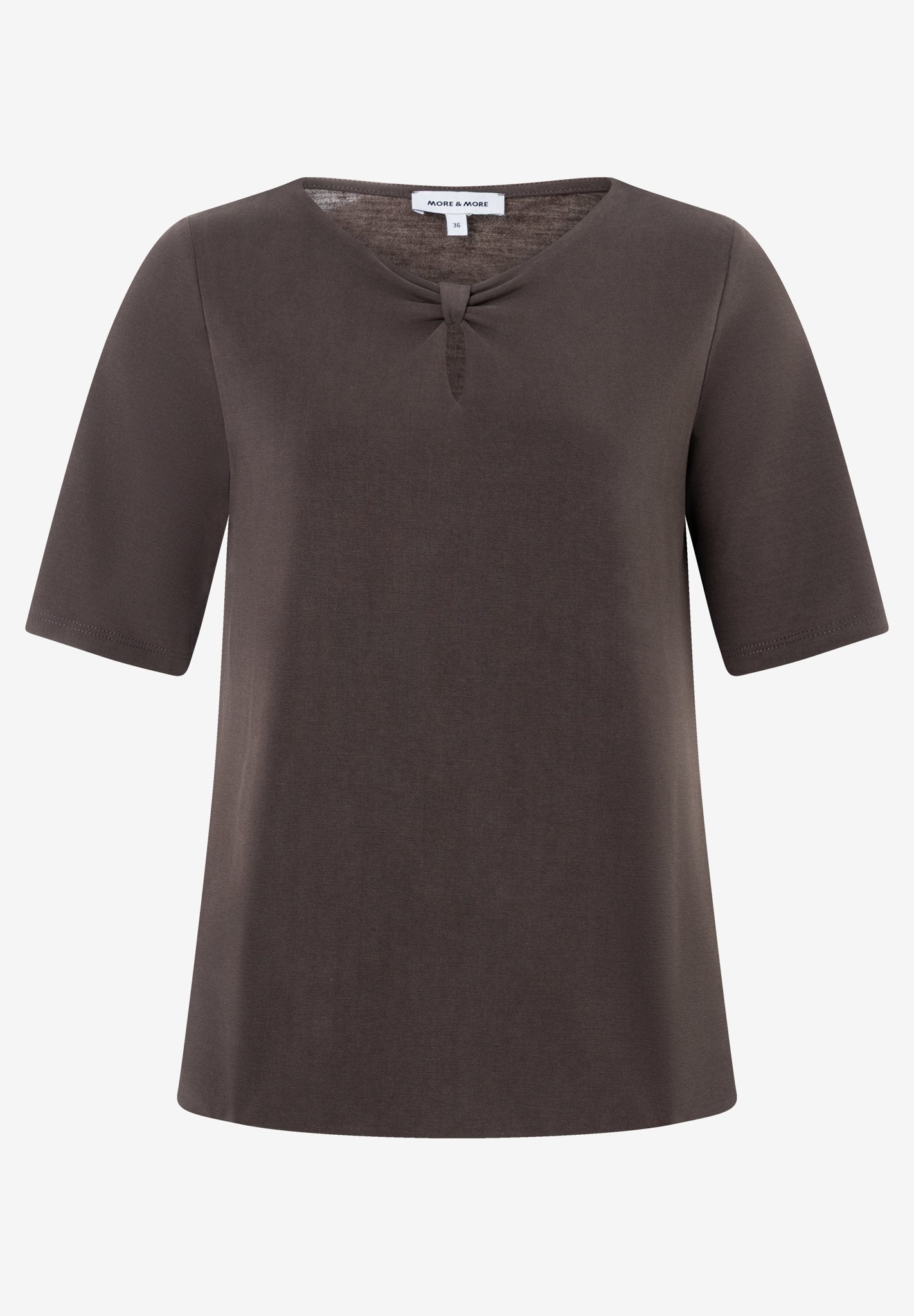 More & More Damen T-Shirts  Espresso B