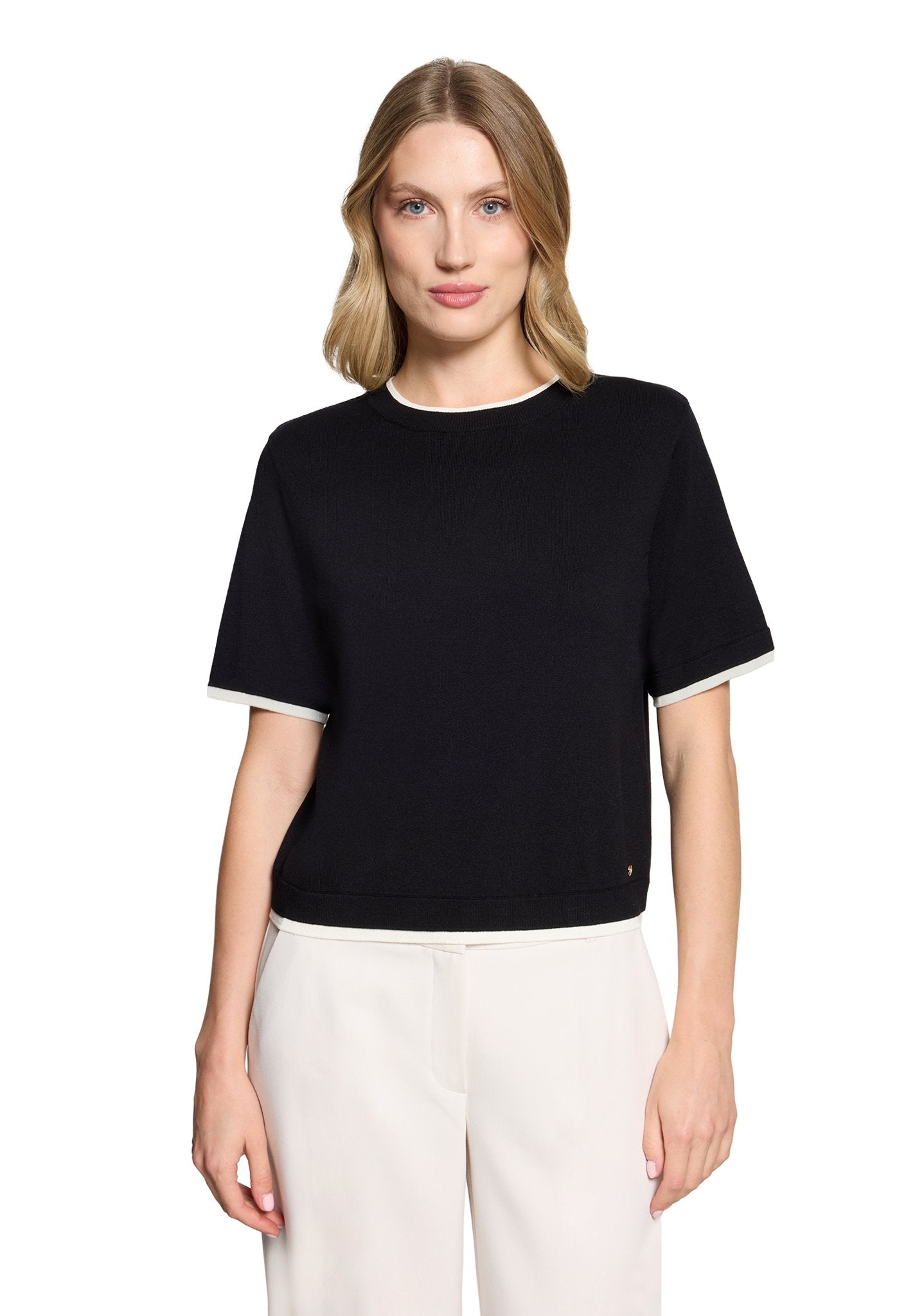 Betty & Co Damen Pullover Black/Cream