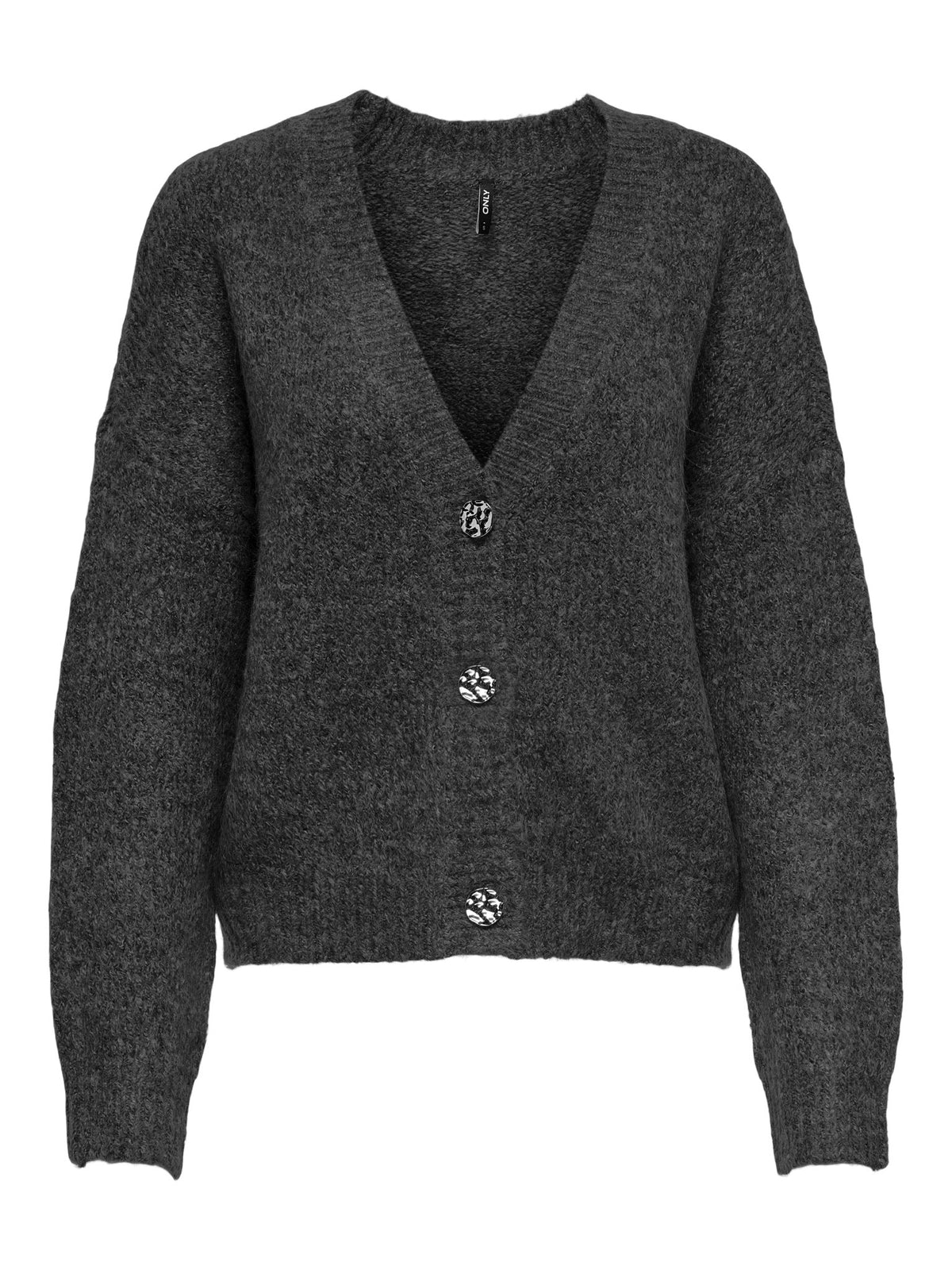 Only Damen Strickjacken Dark Grey Melan